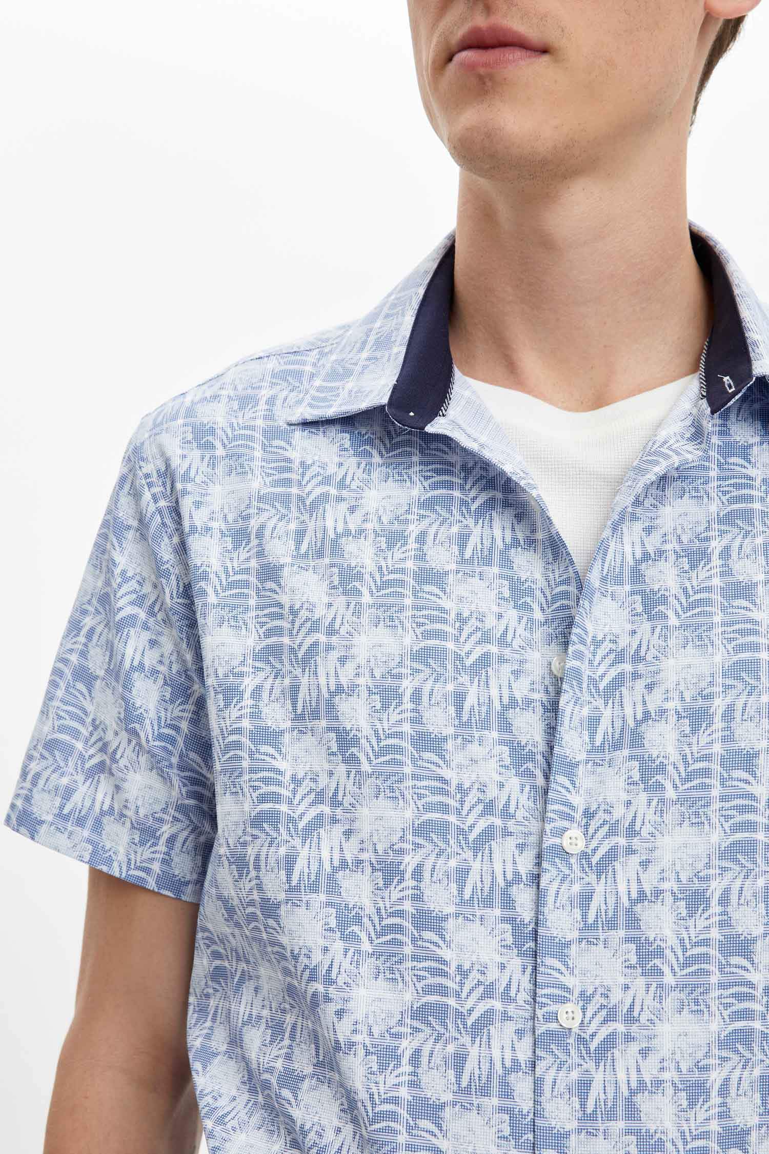Desenli Slim Fit Gömlek