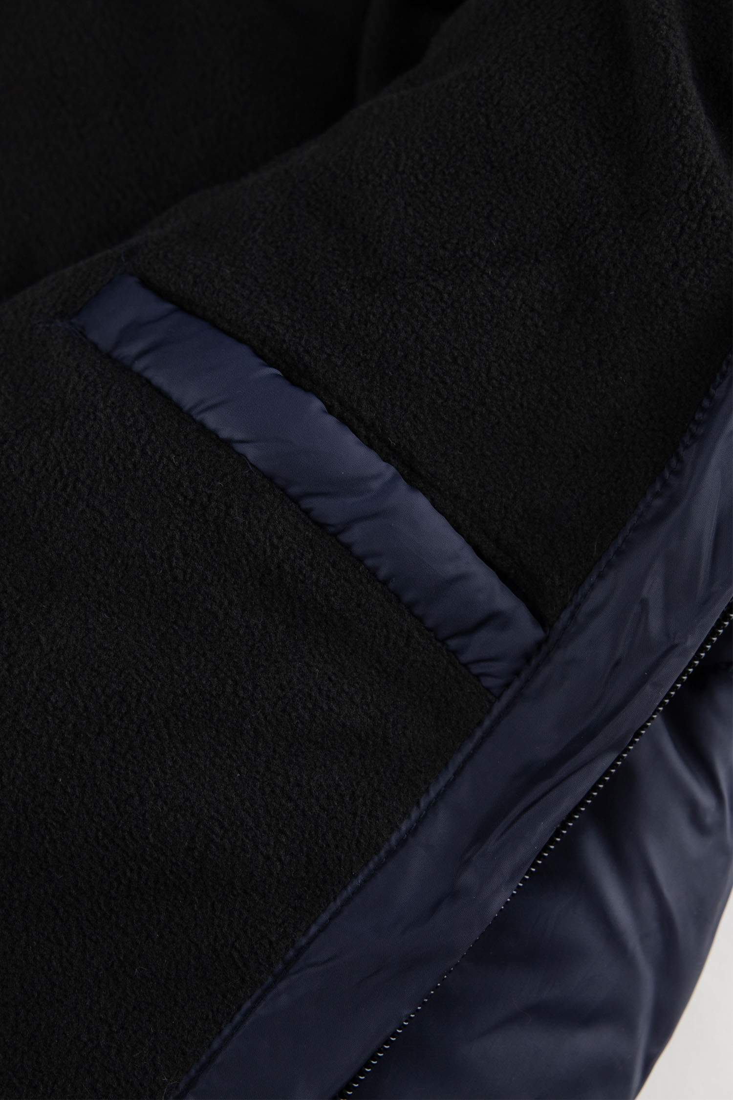 Erkek Çocuk İçi Polar Kumaş Detaylı Mont