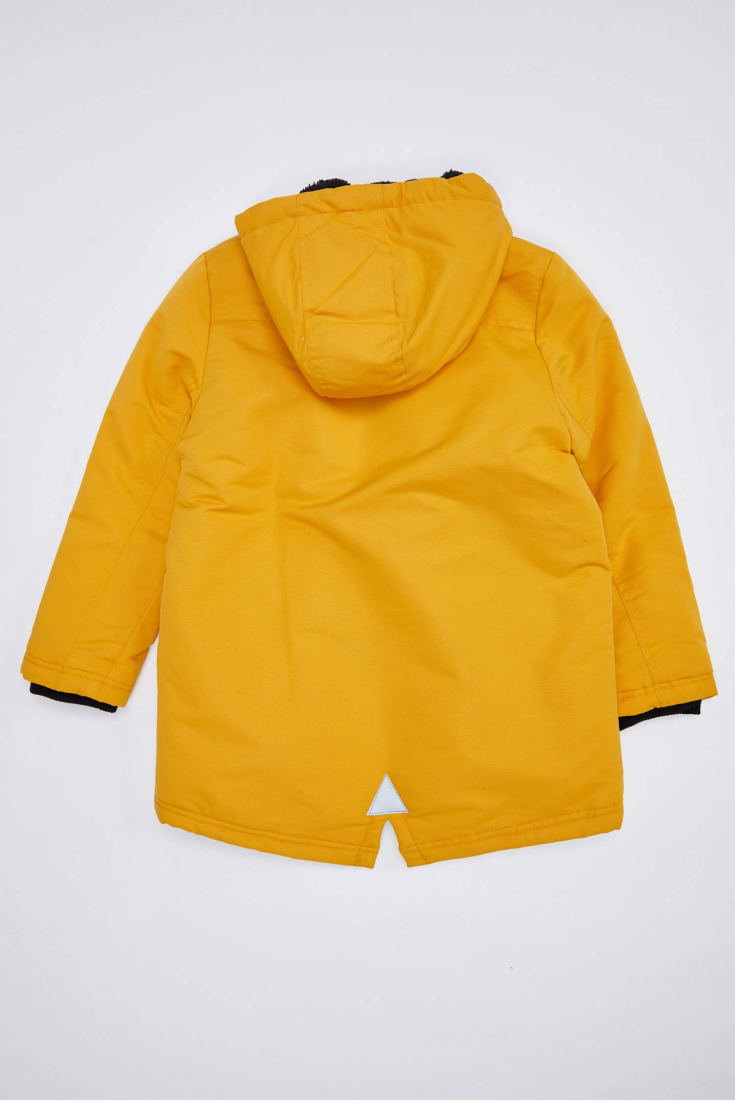 Erkek Çocuk Regular Fit Kapüşonlu Peluş Mont Parka