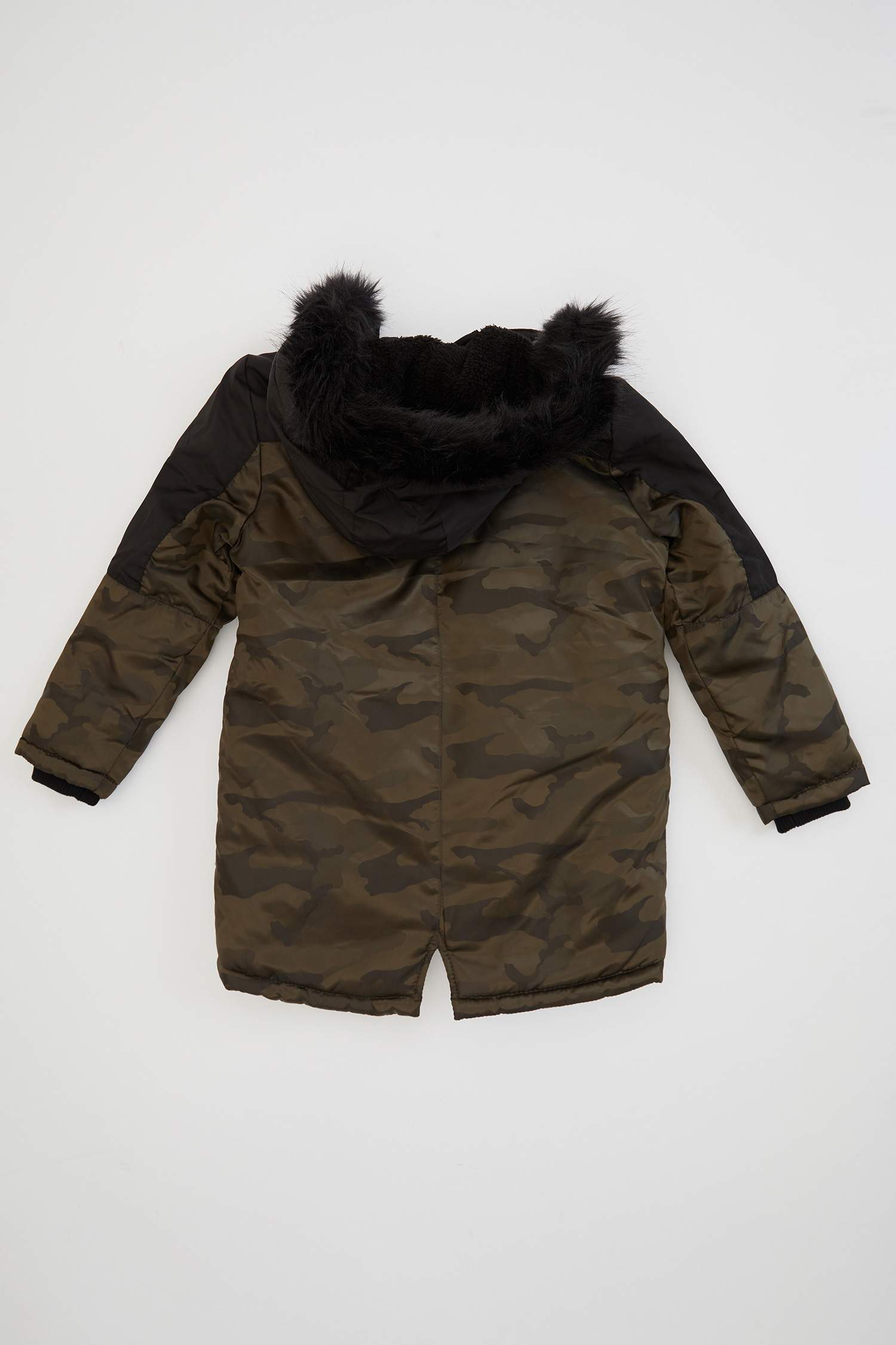 Erkek Çocuk Kapüşonlu Parka