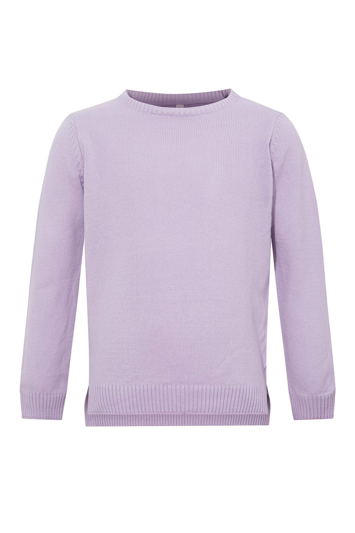 Kız Çocuk Regular Fit Bisiklet Yaka Kazak