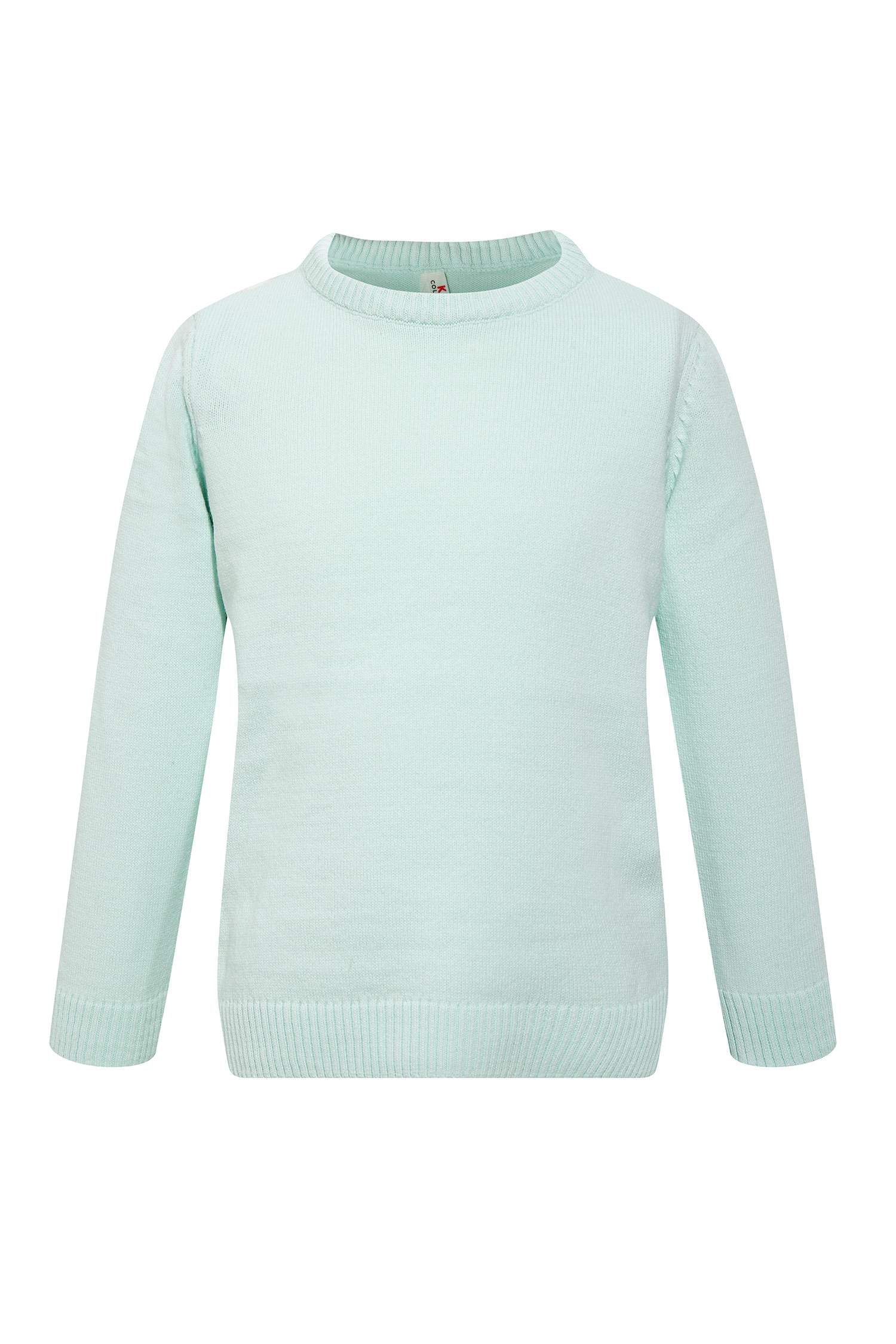 Kız Çocuk Regular Fit Bisiklet Yaka Kazak