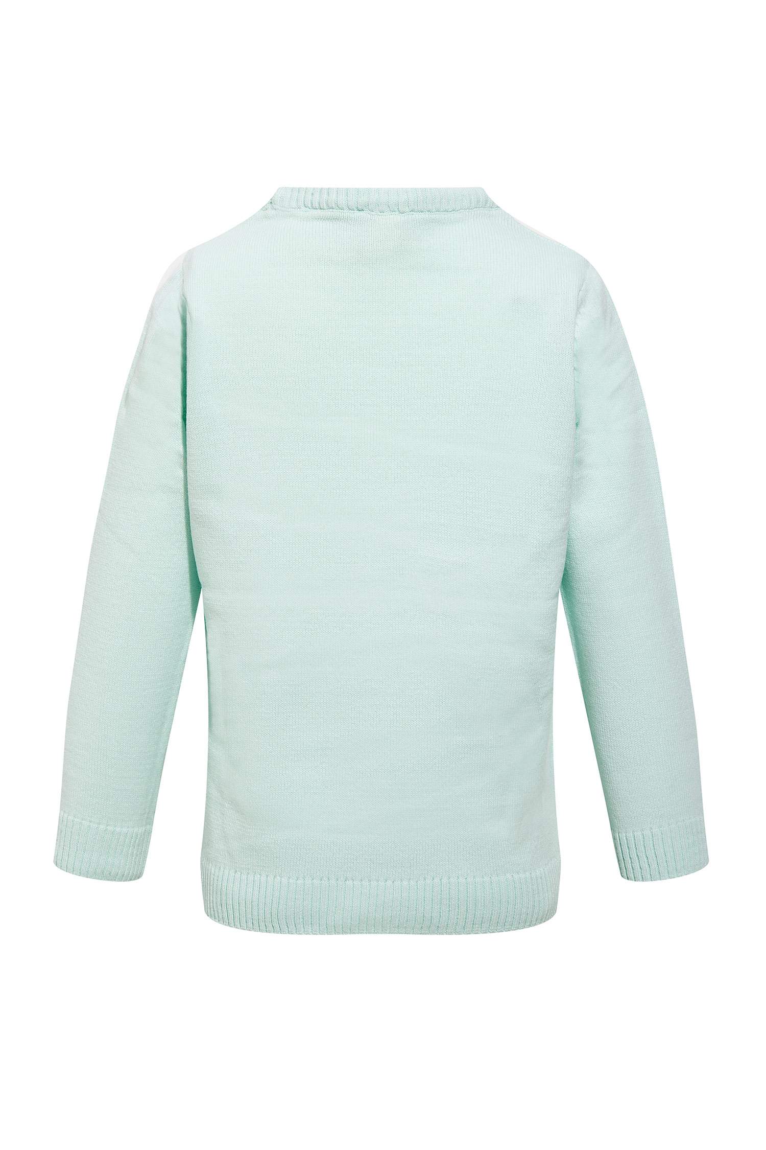 Kız Çocuk Regular Fit Bisiklet Yaka Kazak