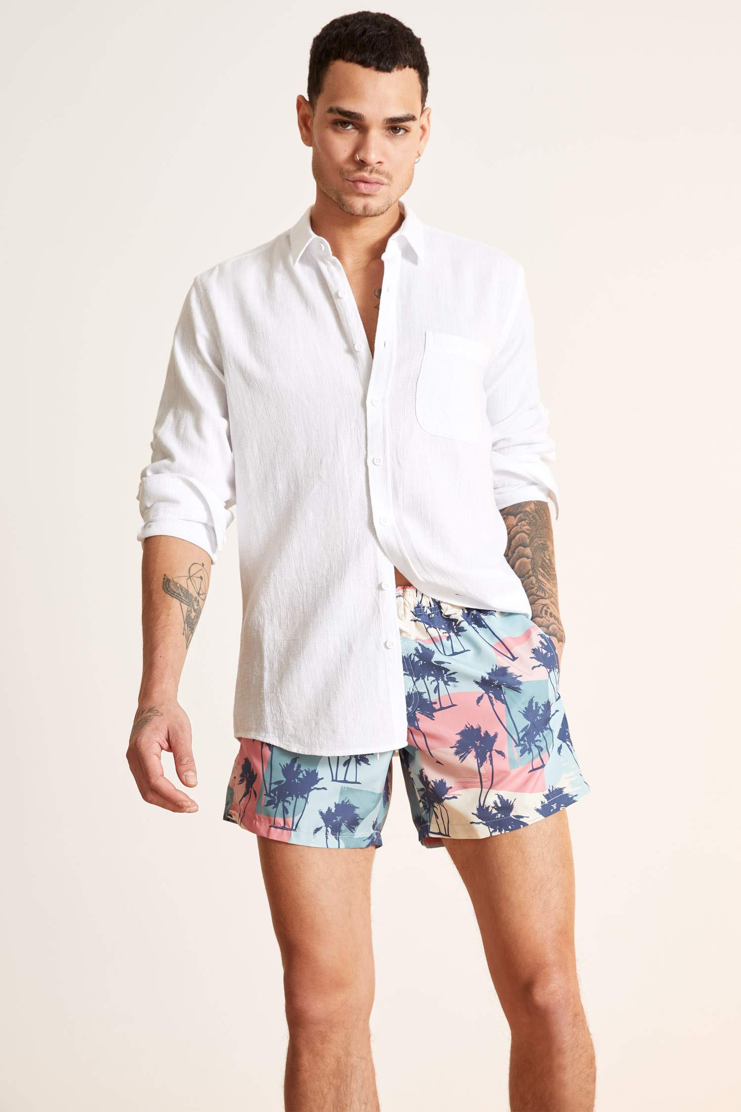 Slim Fit Basic Uzun Kollu Gömlek