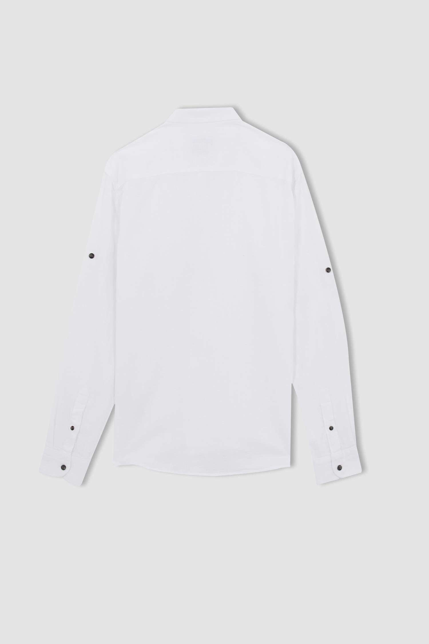 Slim Fit Basic Uzun Kollu Gömlek