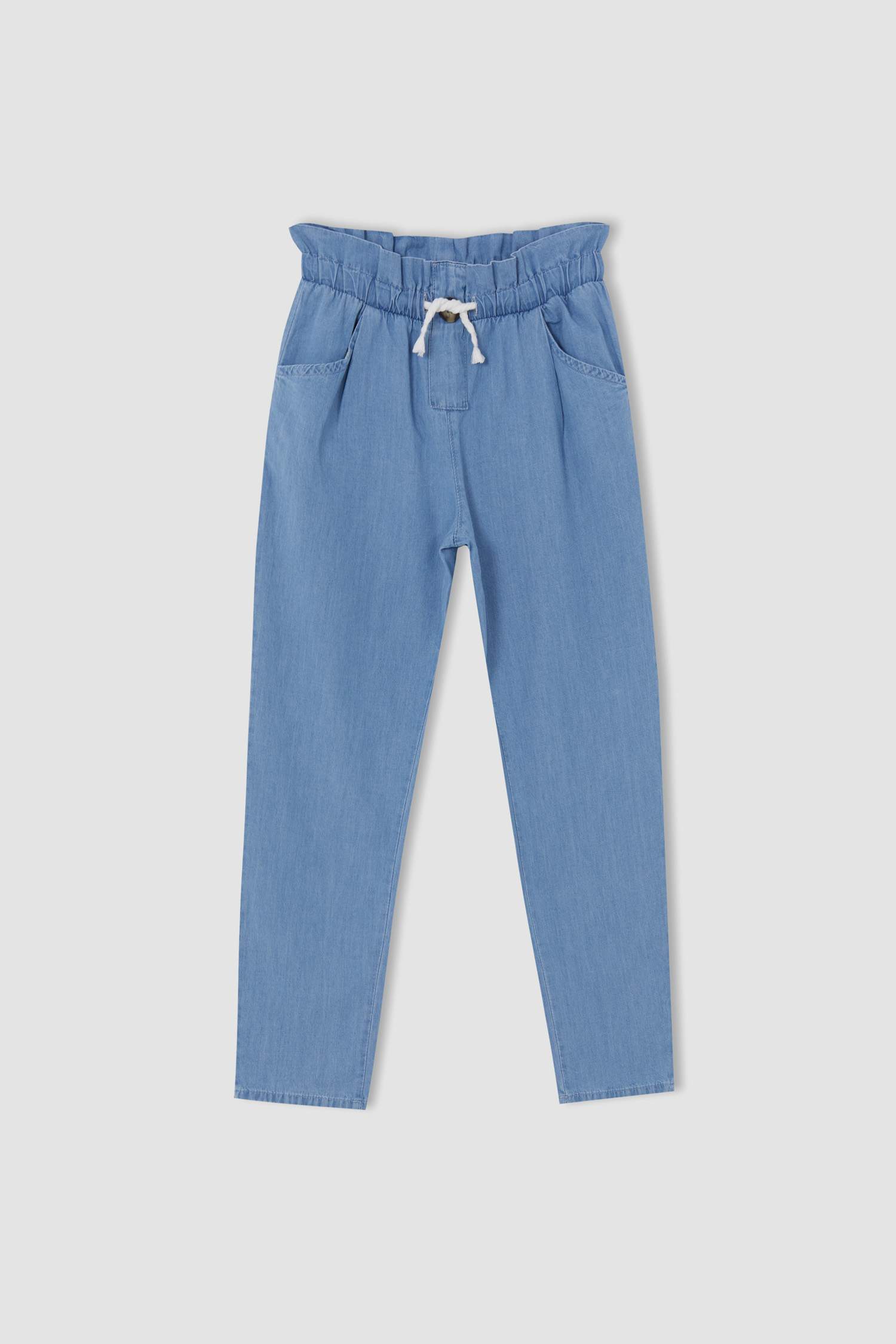Kız Çocuk Carrot Fit Esnek Belli Jean Pantolon