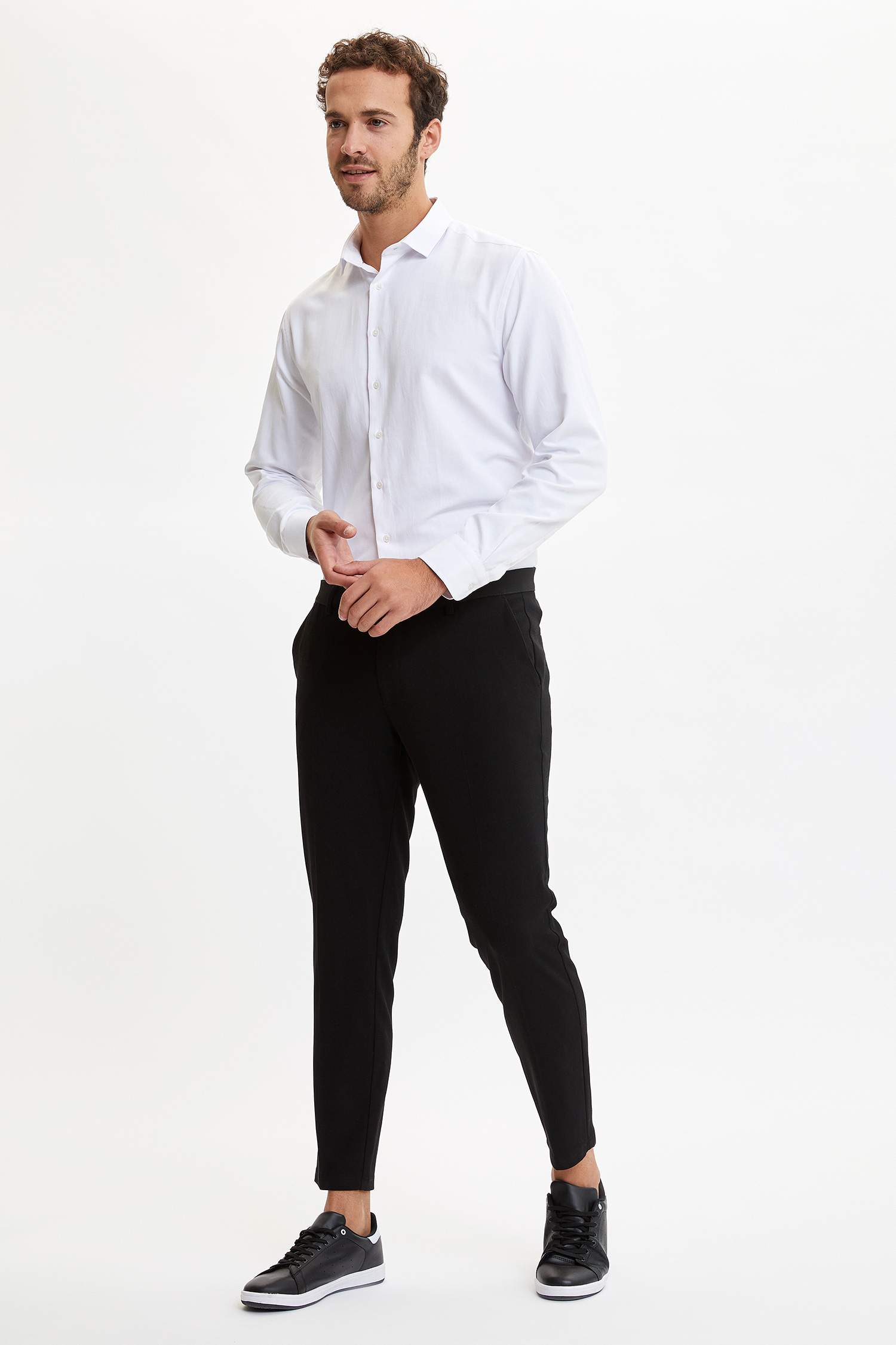 Slim Fit Klasik Uzun Kollu Gömlek