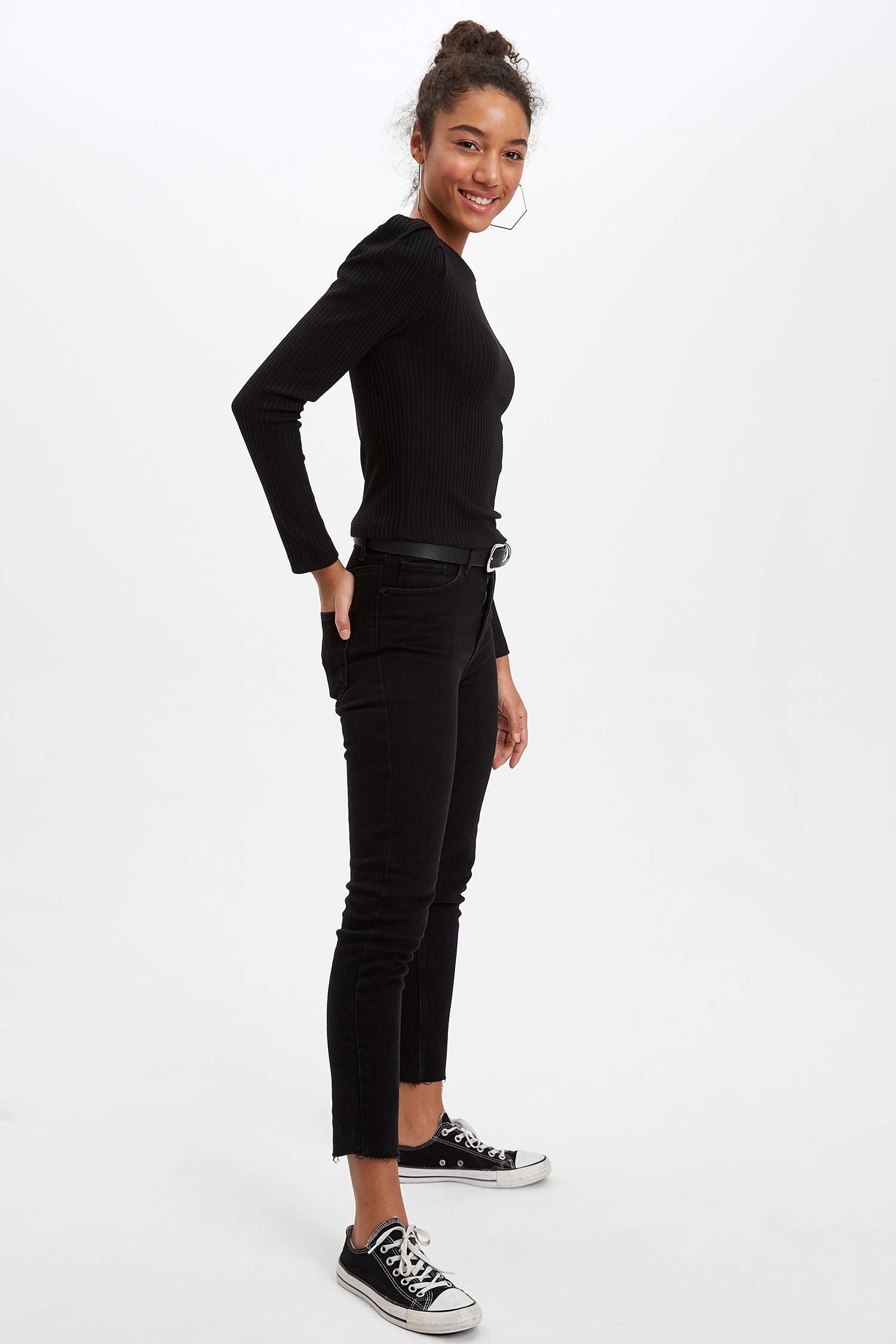 Regular Fit Uzun Kollu Tişört