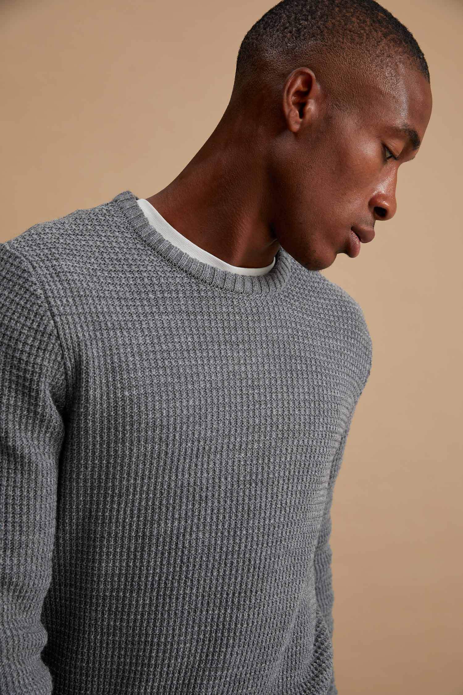 Regular Fit Bisiklet Yaka Triko Kazak