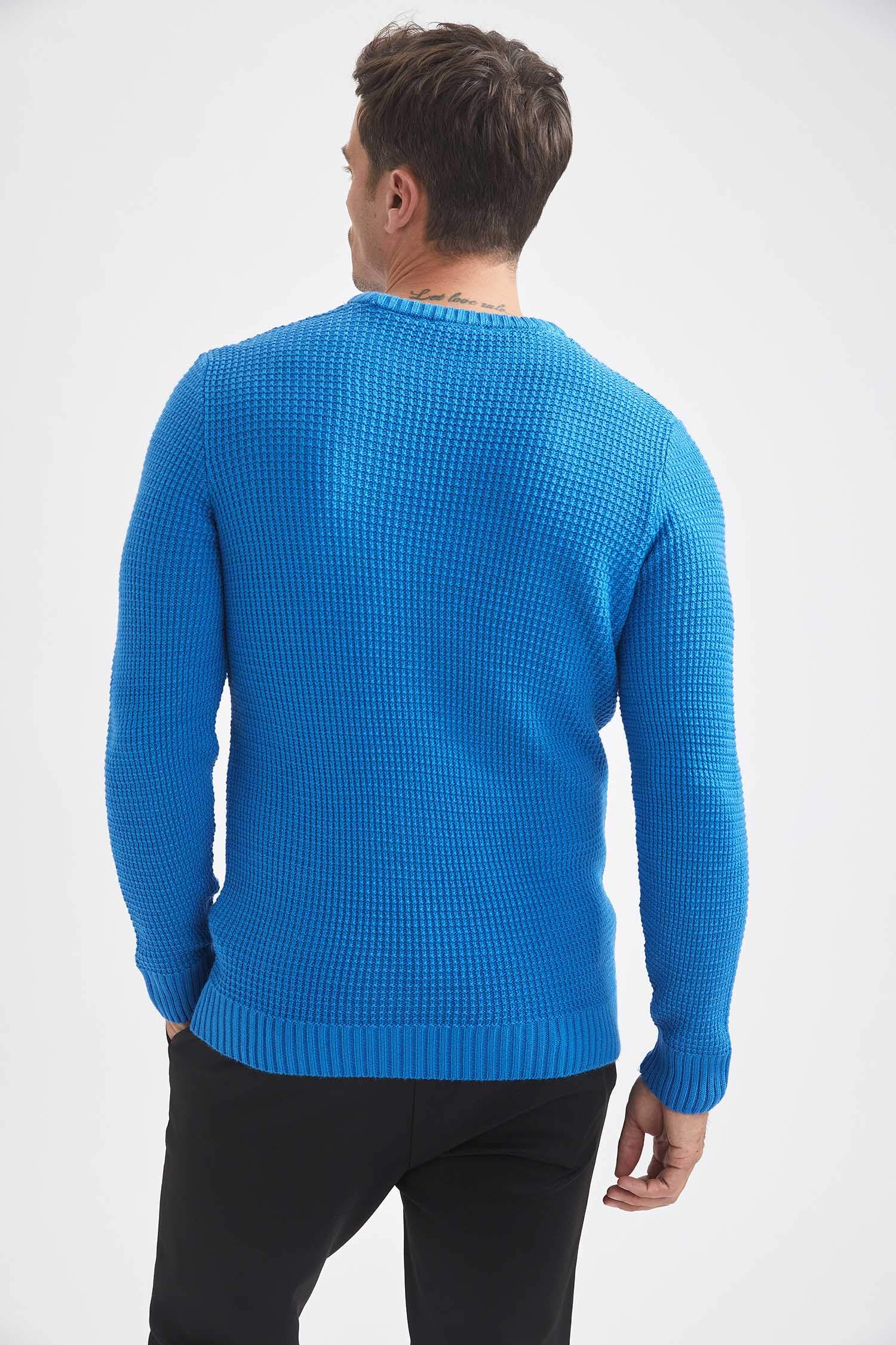 Regular Fit Bisiklet Yaka Triko Kazak