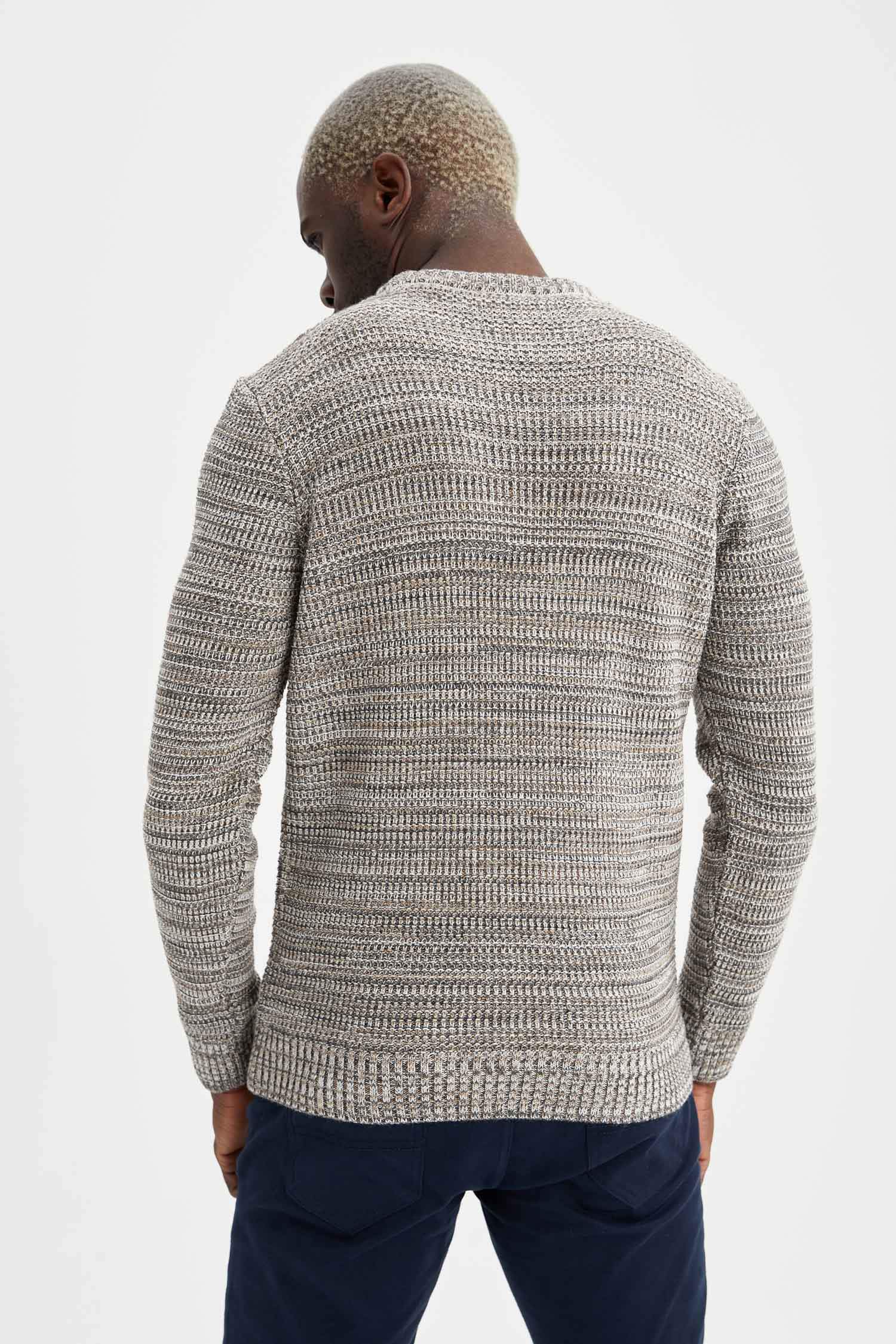 Regular Fit Bisiklet Yaka Triko Kazak