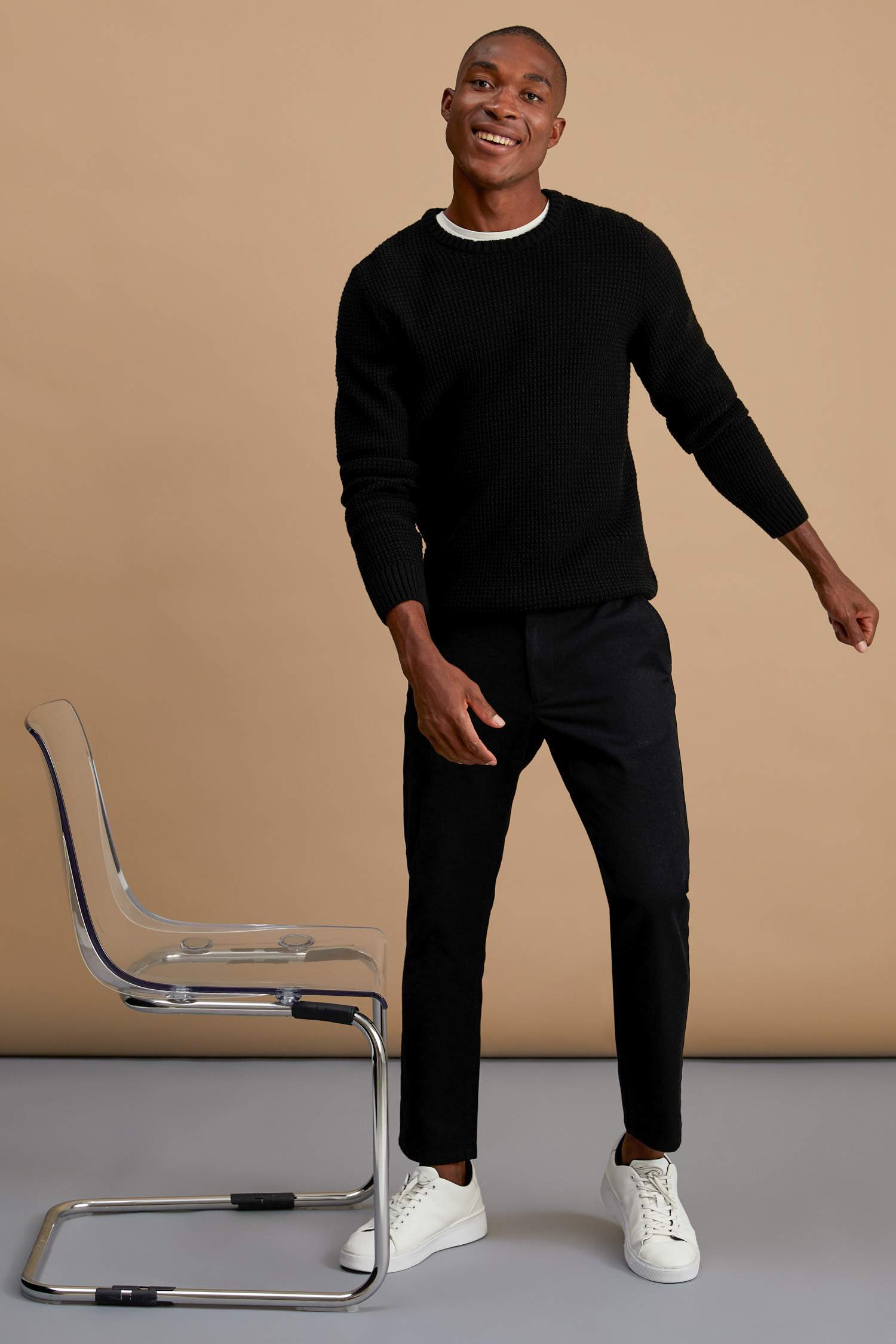 Regular Fit Bisiklet Yaka Triko Kazak