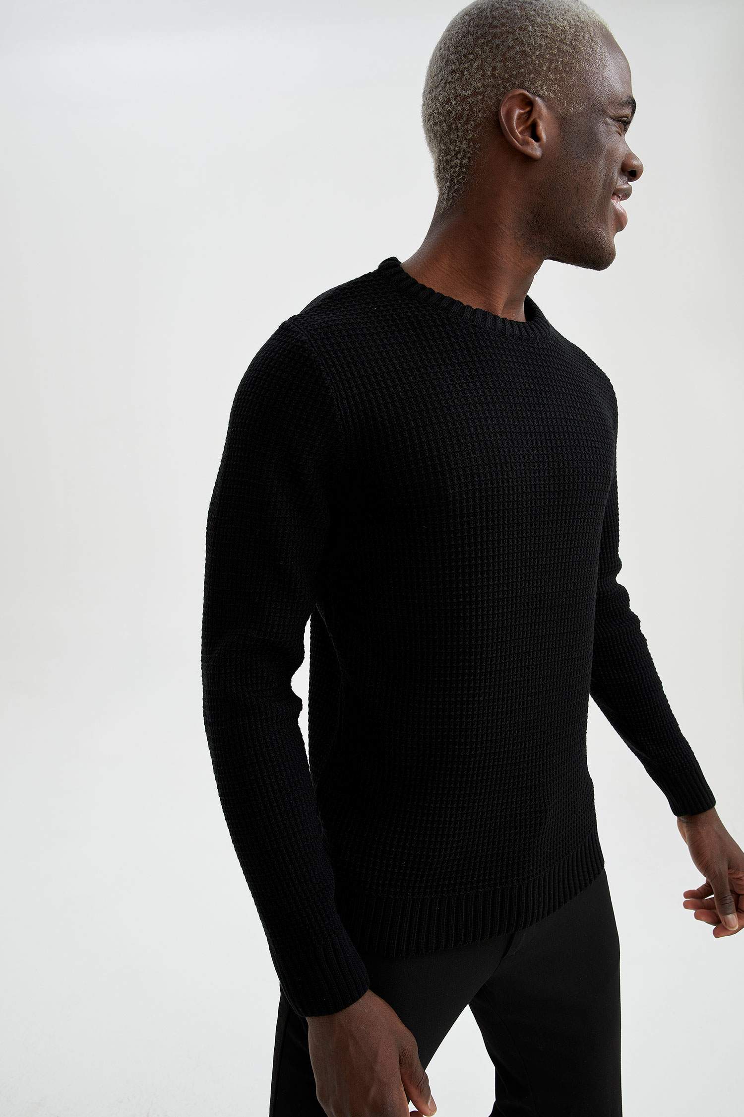 Regular Fit Bisiklet Yaka Triko Kazak
