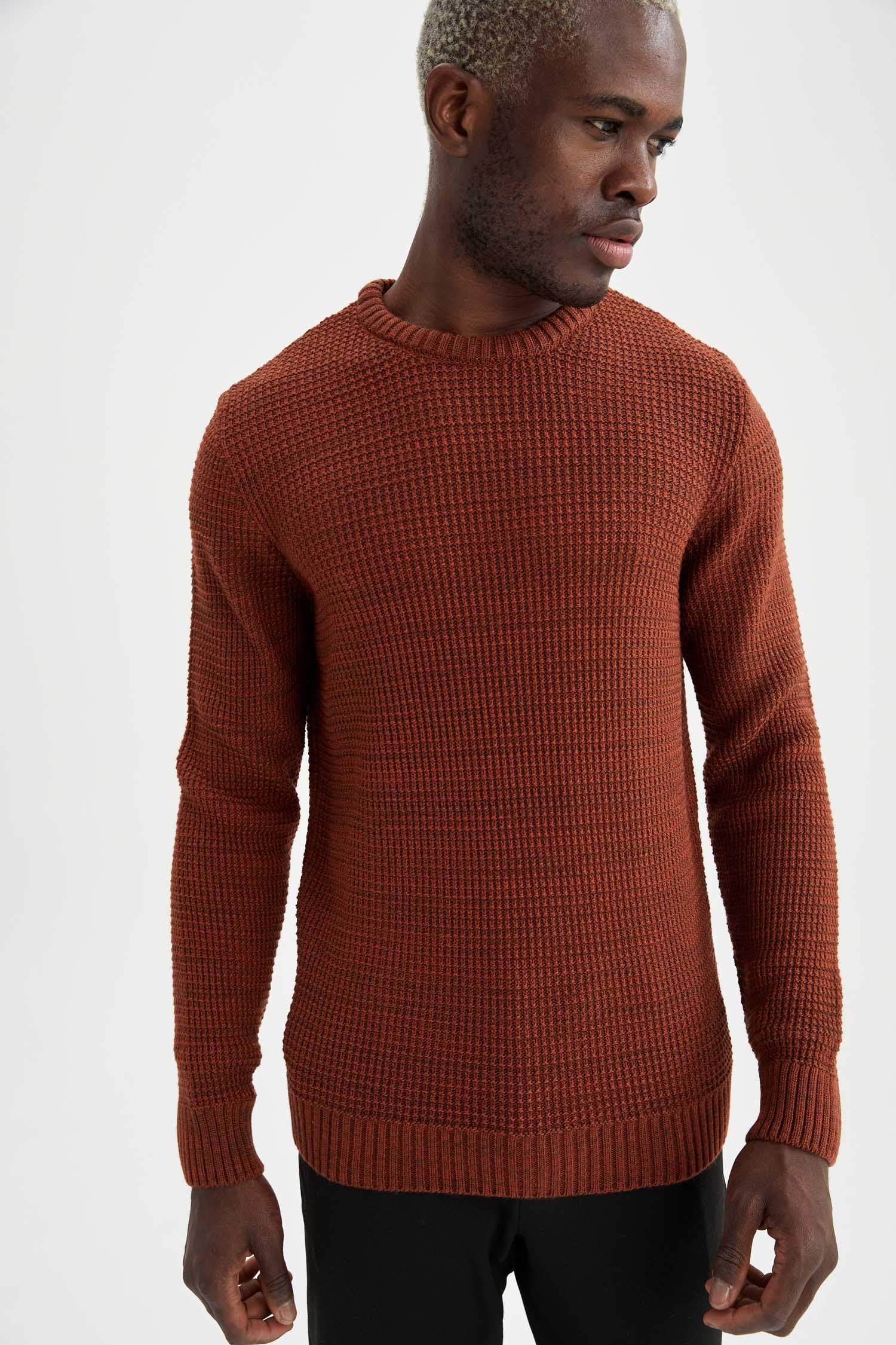 Regular Fit Bisiklet Yaka Triko Kazak