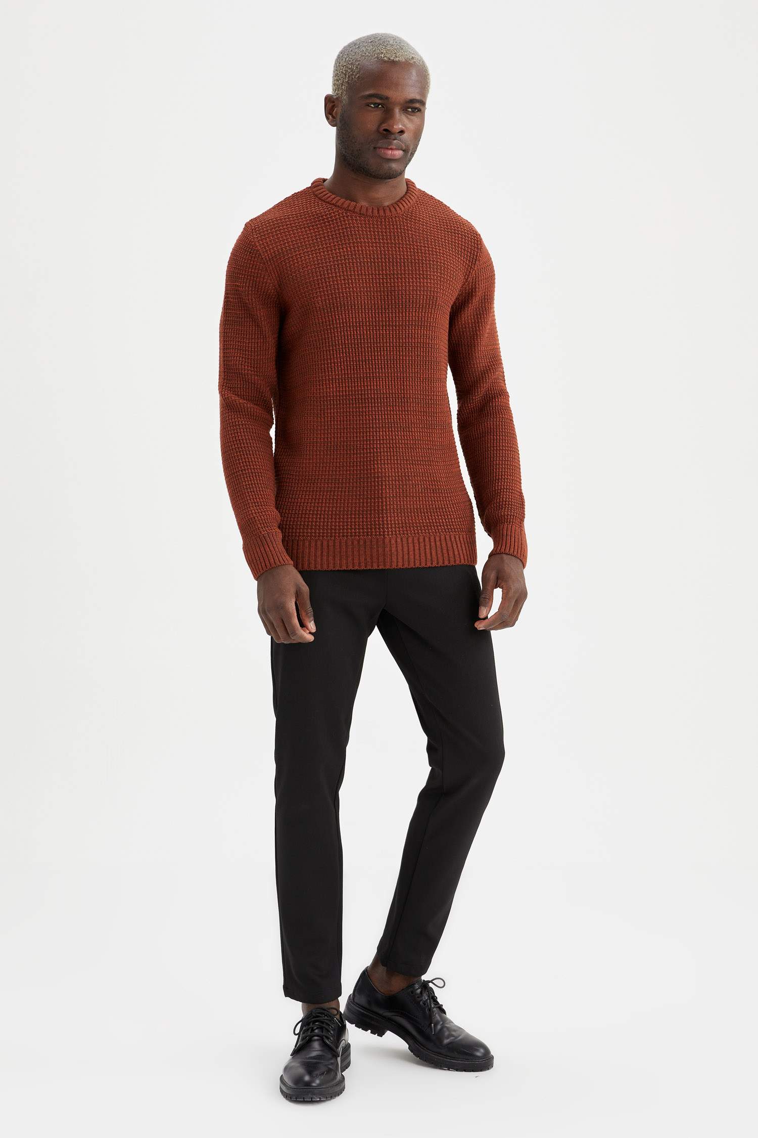 Regular Fit Bisiklet Yaka Triko Kazak