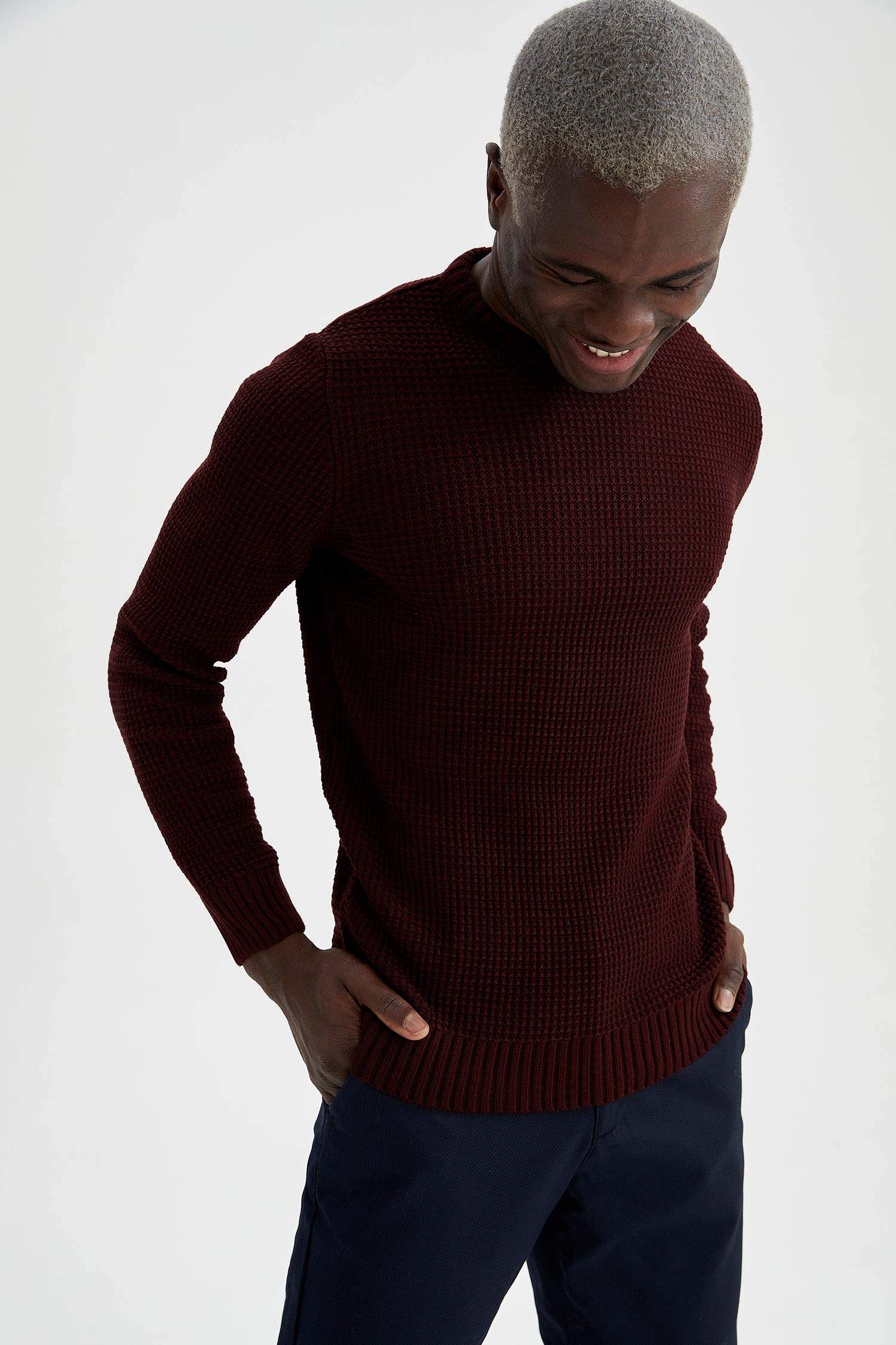 Regular Fit Bisiklet Yaka Triko Kazak