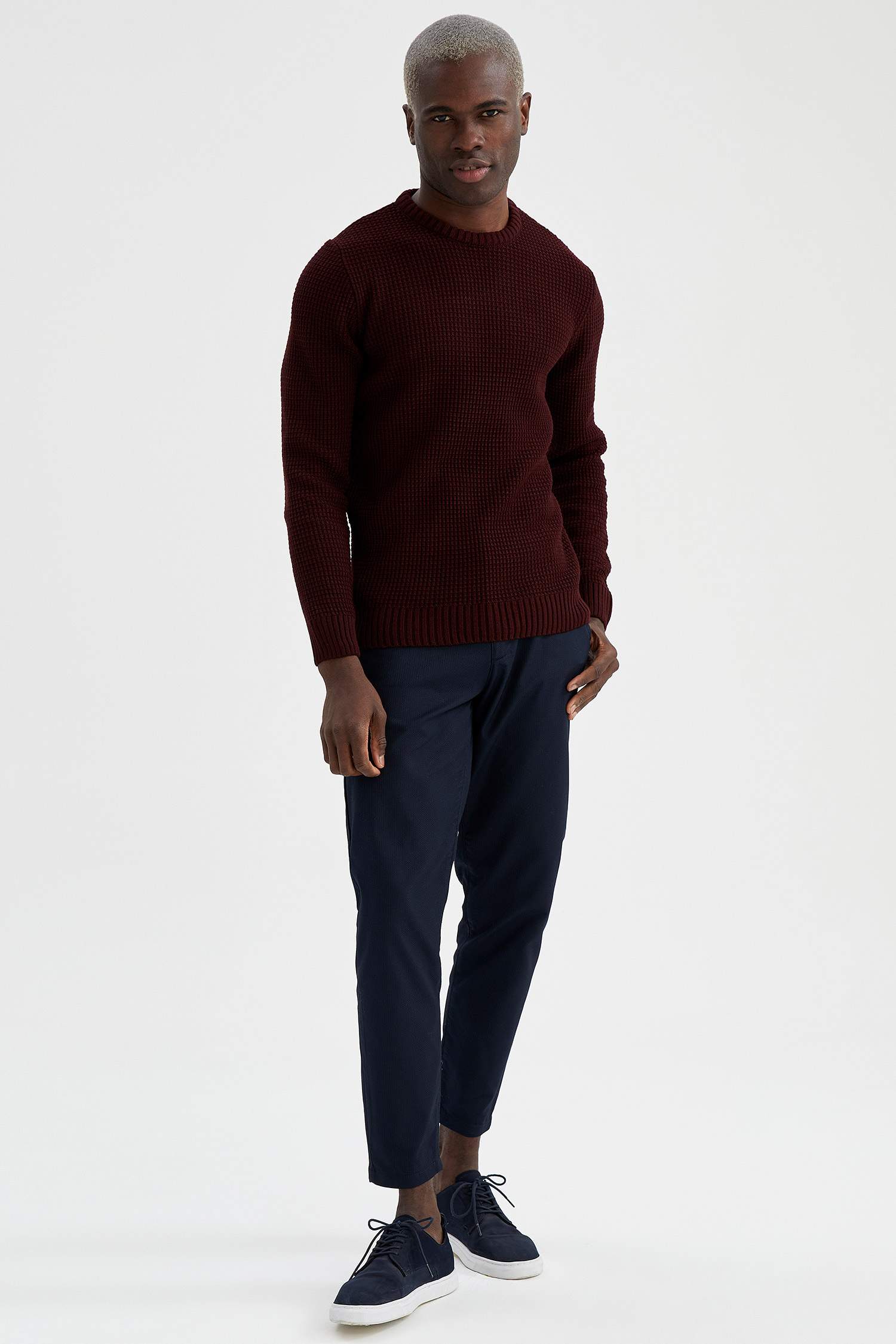 Regular Fit Bisiklet Yaka Triko Kazak