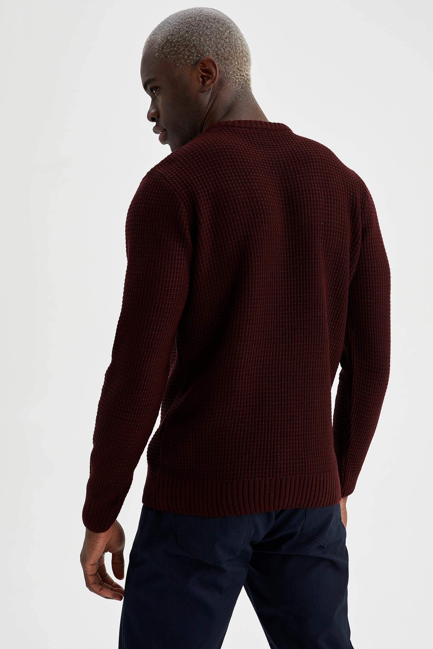 Regular Fit Bisiklet Yaka Triko Kazak