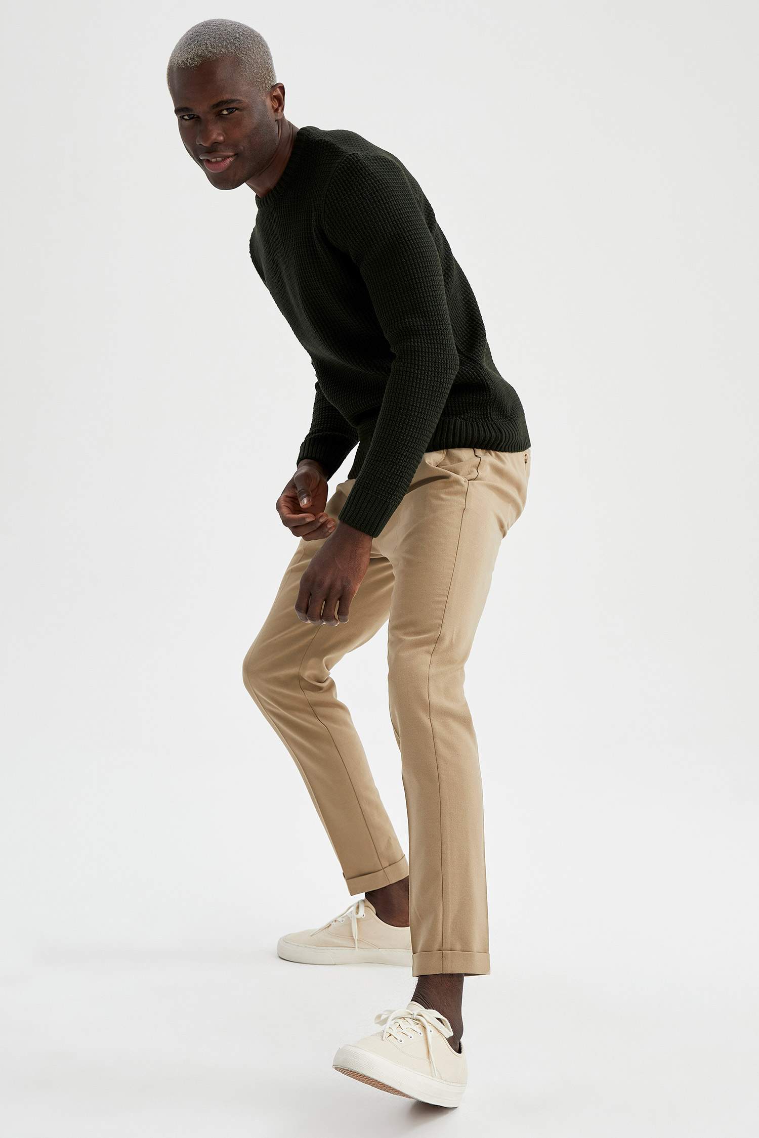 Regular Fit Bisiklet Yaka Triko Kazak