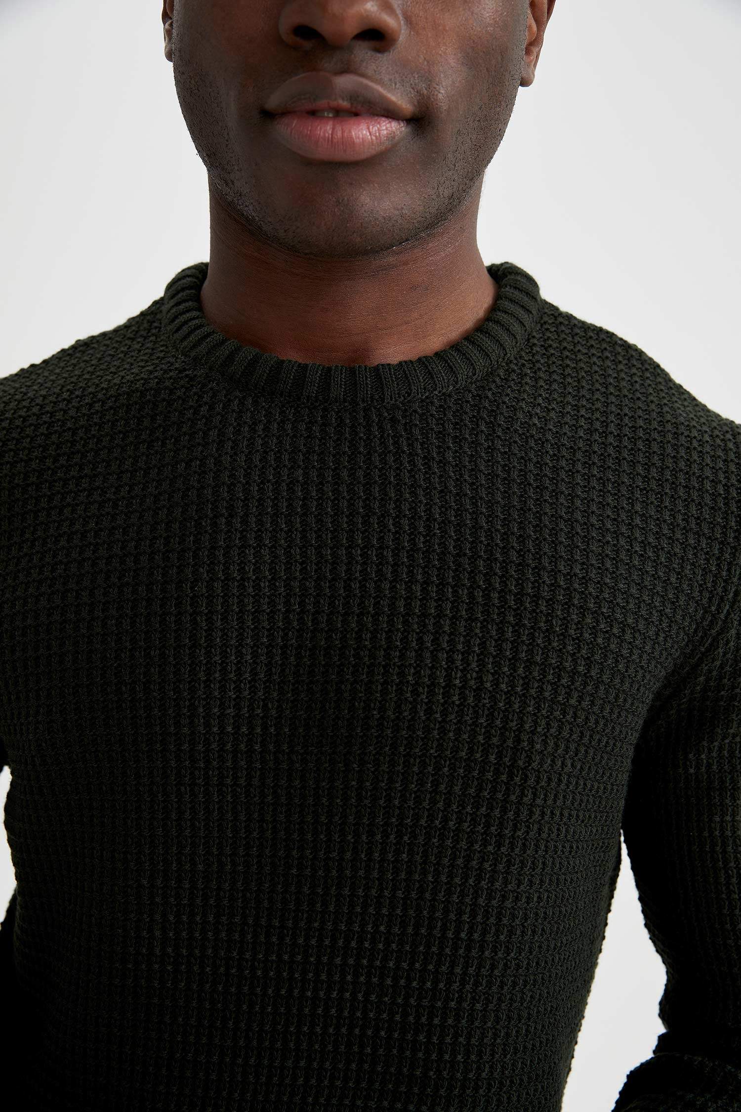 Regular Fit Bisiklet Yaka Triko Kazak