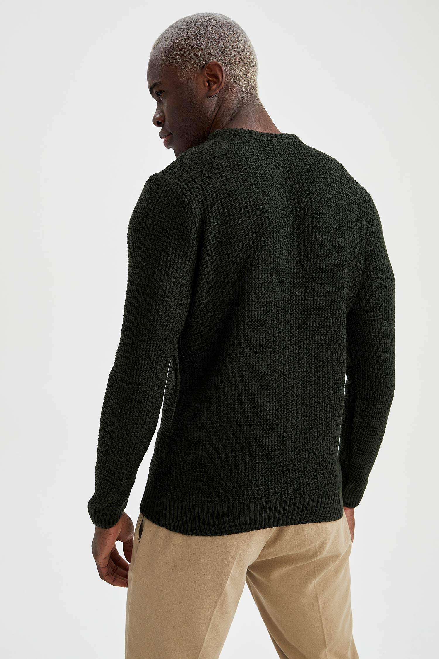 Regular Fit Bisiklet Yaka Triko Kazak