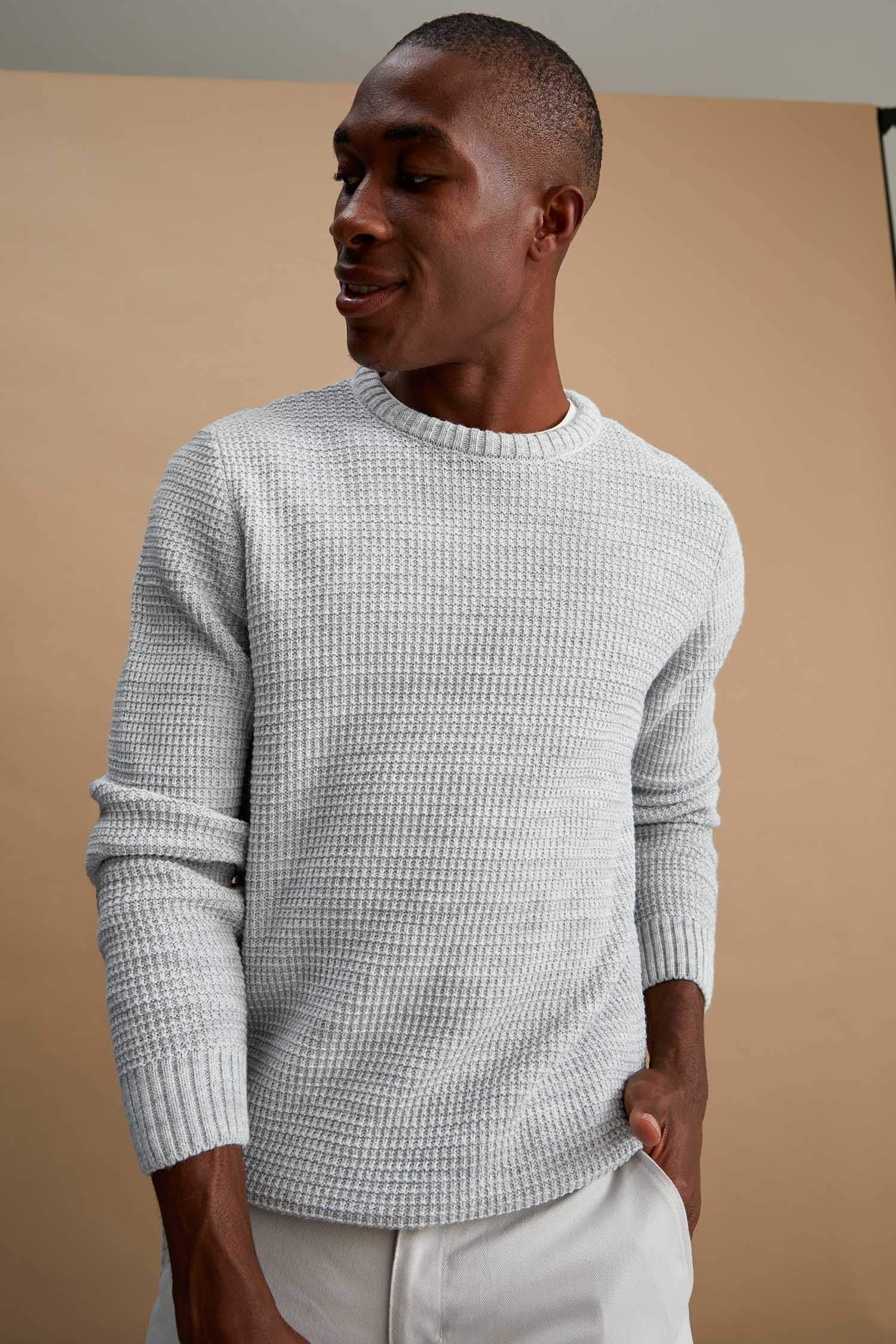 Regular Fit Bisiklet Yaka Triko Kazak