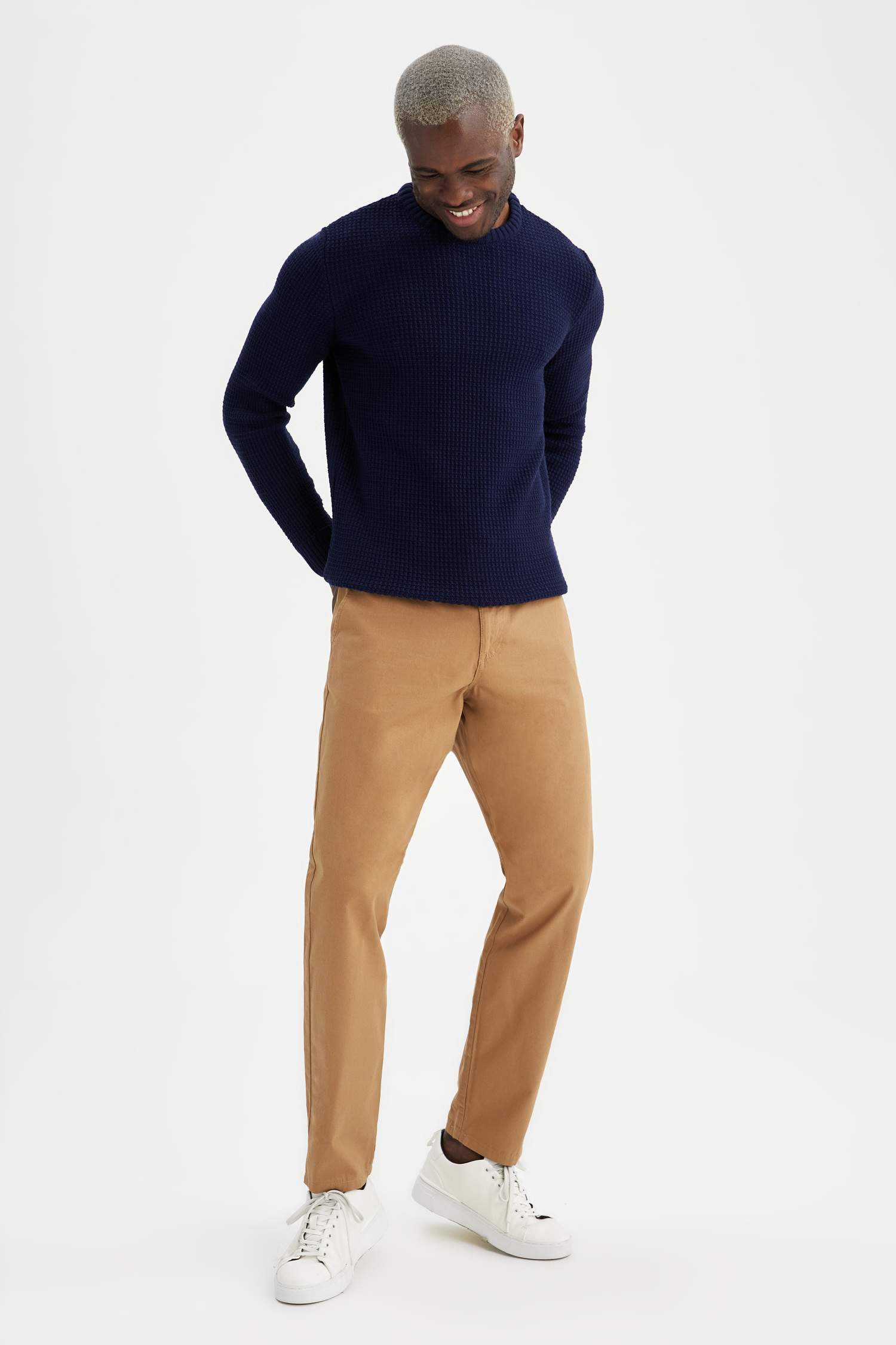 Regular Fit Bisiklet Yaka Triko Kazak