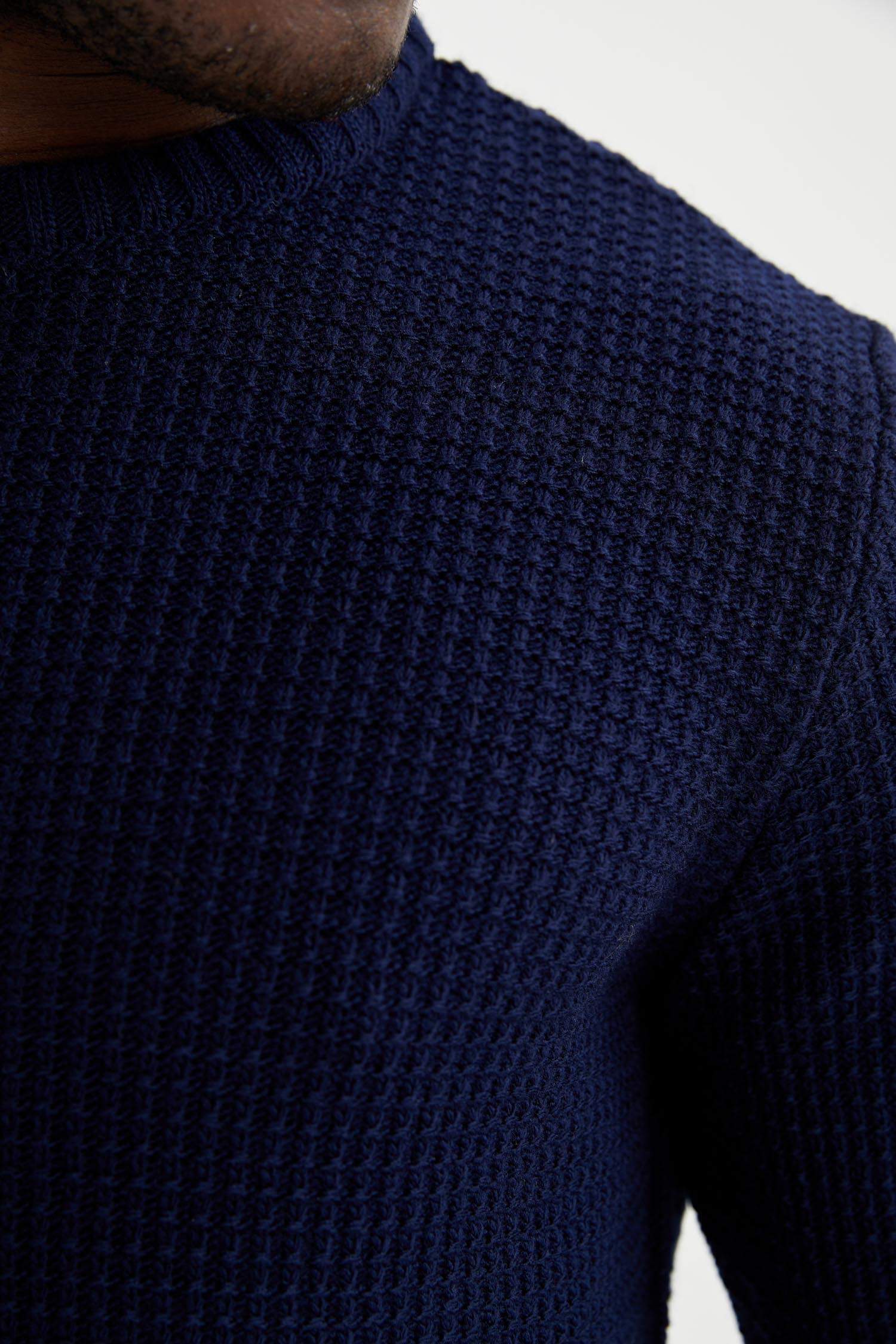Regular Fit Bisiklet Yaka Triko Kazak