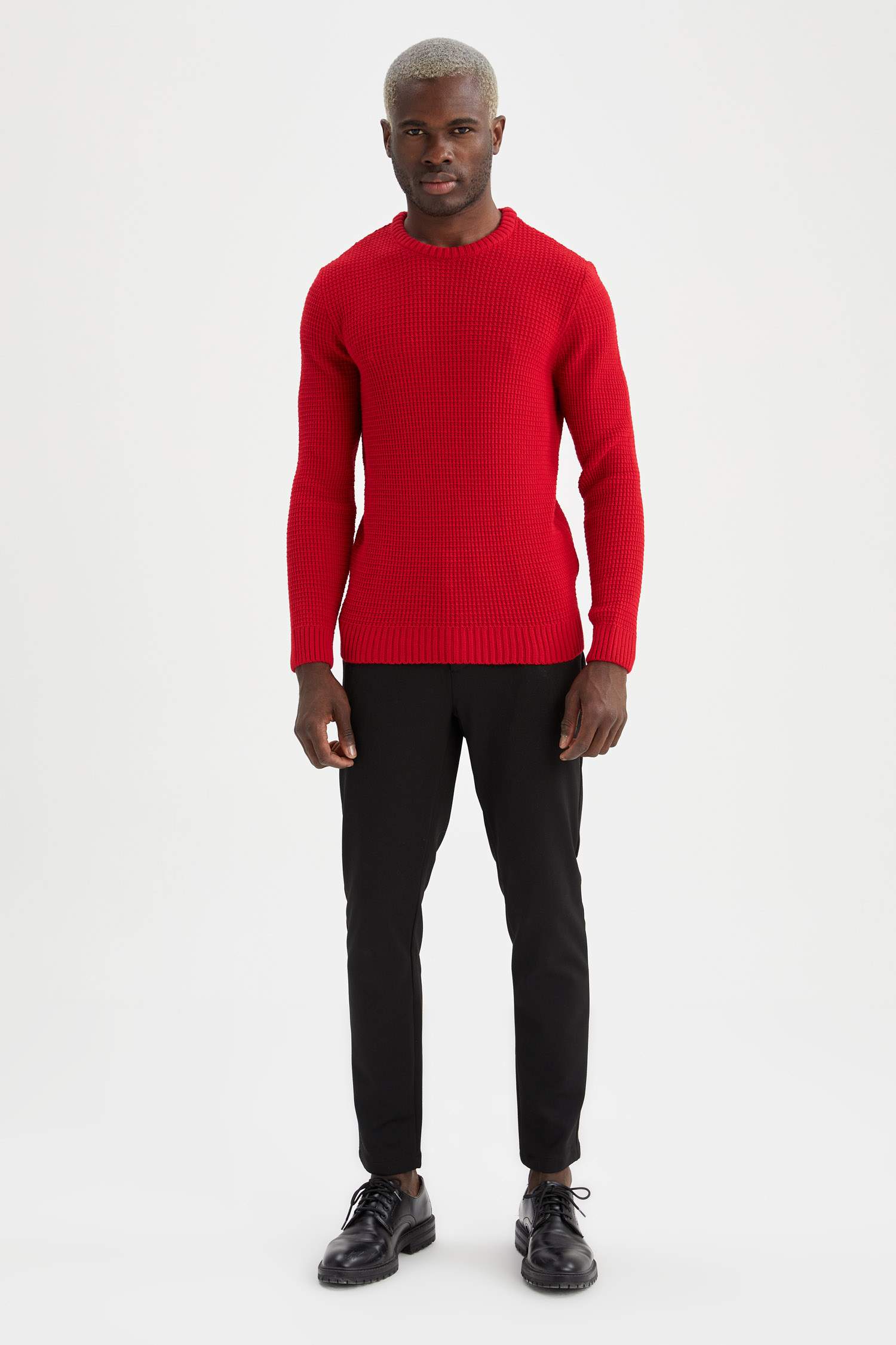 Regular Fit Bisiklet Yaka Triko Kazak
