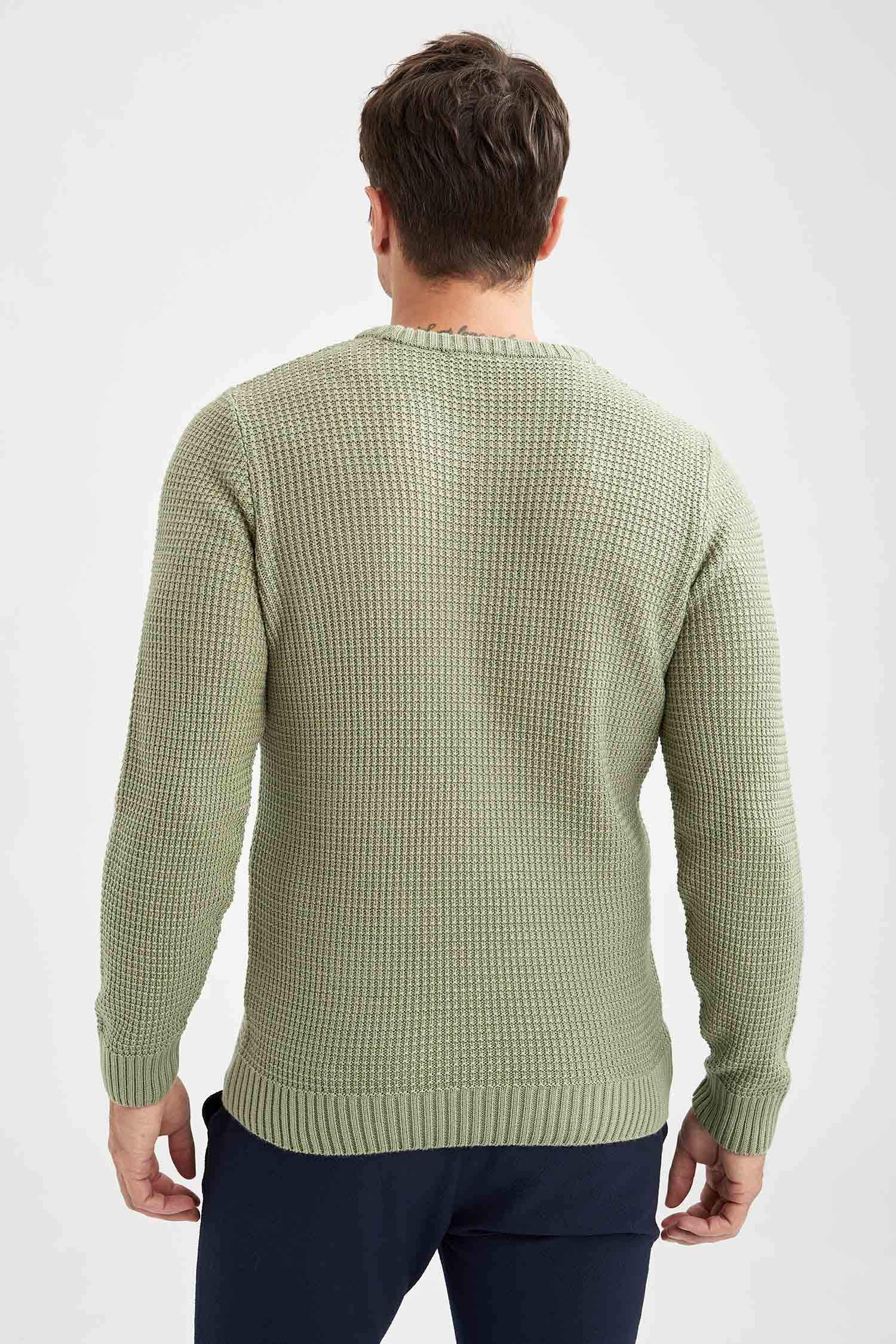 Regular Fit Bisiklet Yaka Triko Kazak