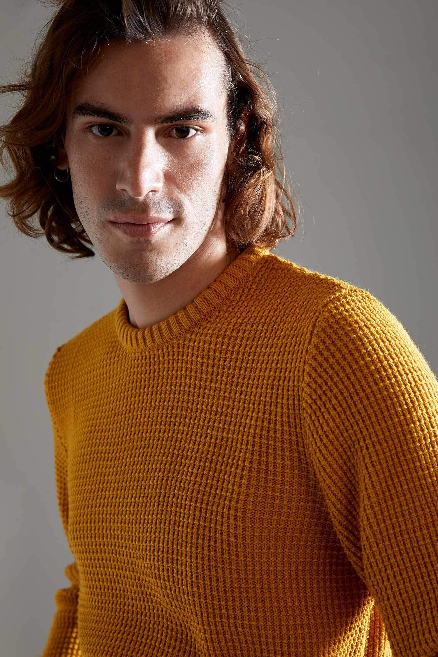 Regular Fit Bisiklet Yaka Triko Kazak