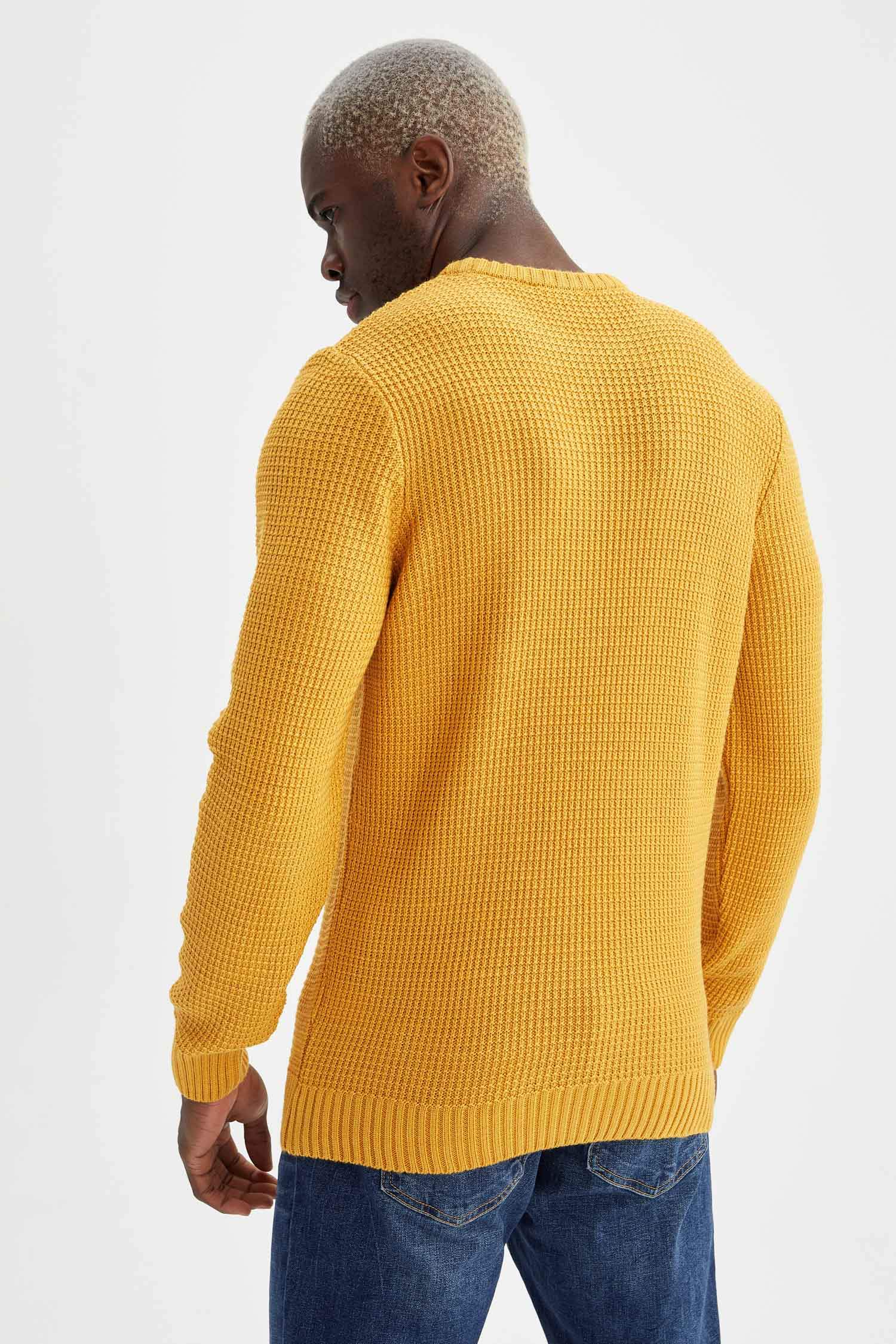 Regular Fit Bisiklet Yaka Triko Kazak