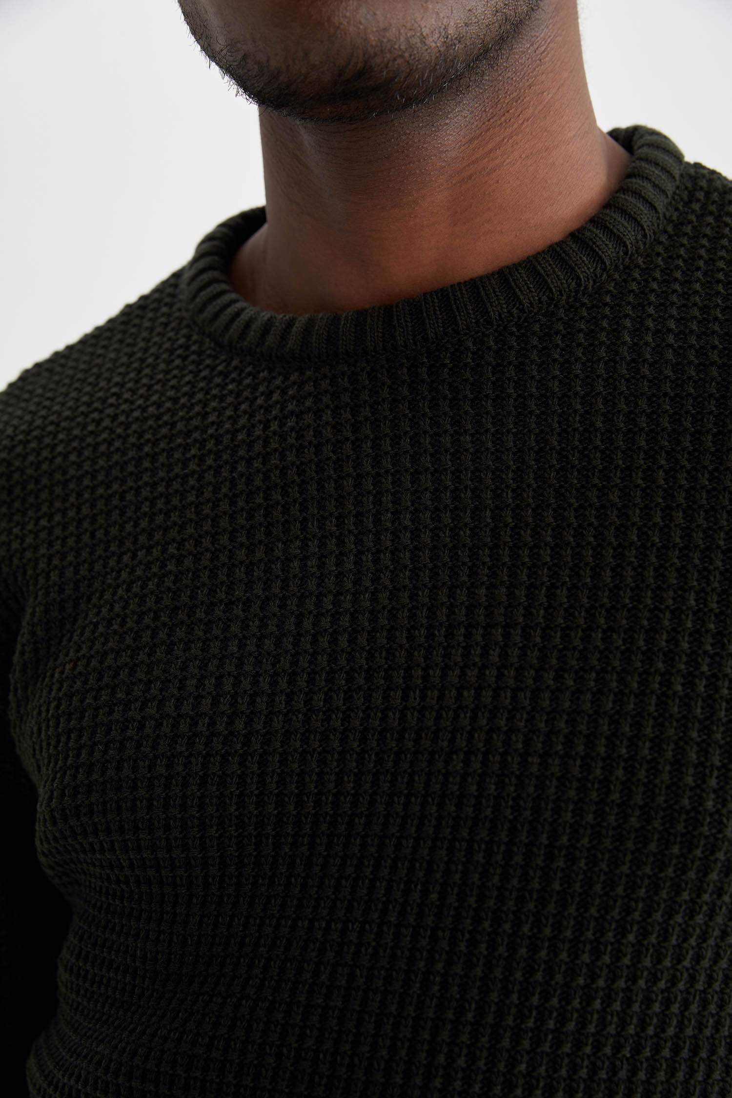 Regular Fit Bisiklet Yaka Triko Kazak