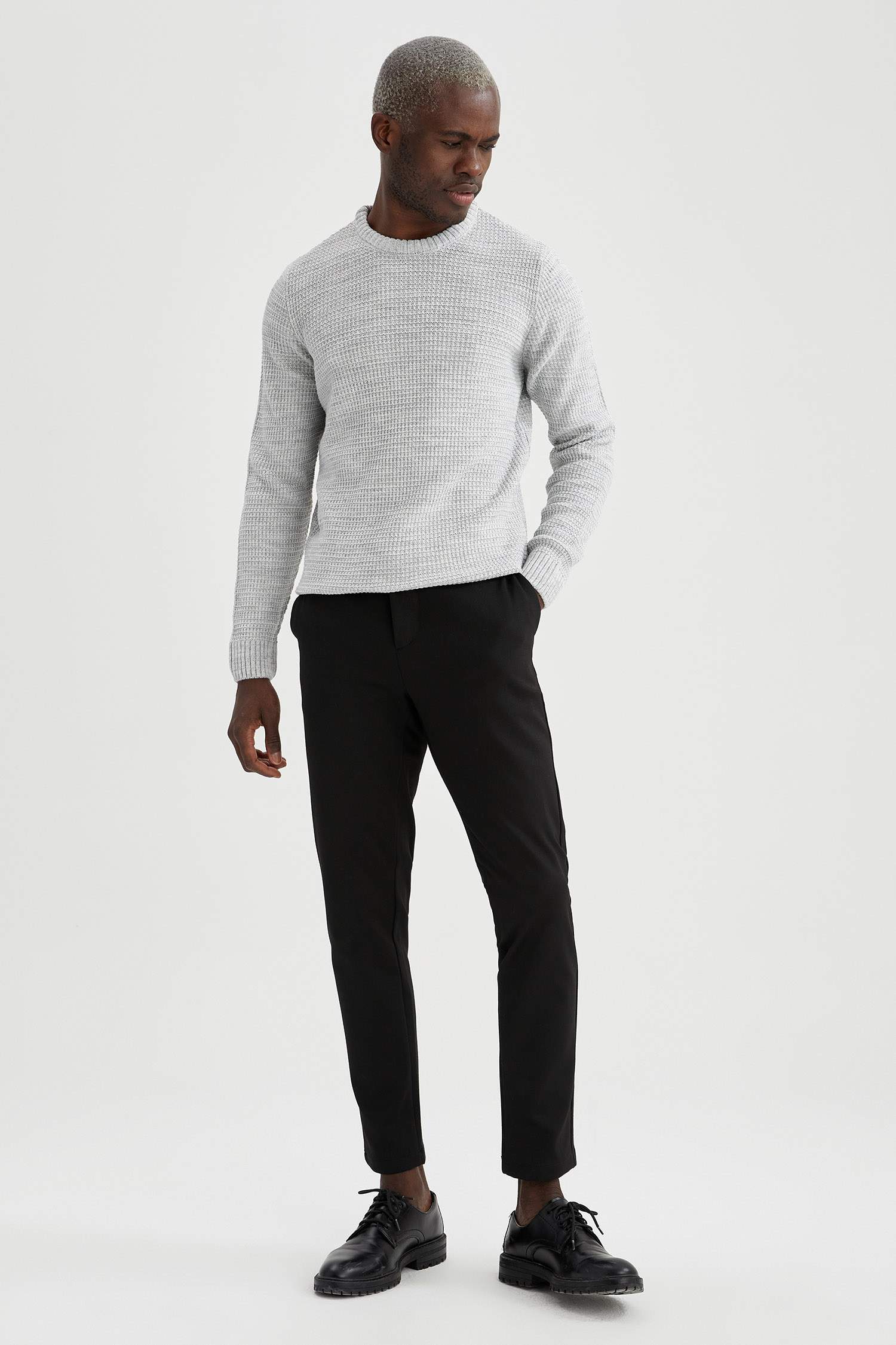Regular Fit Bisiklet Yaka Triko Kazak