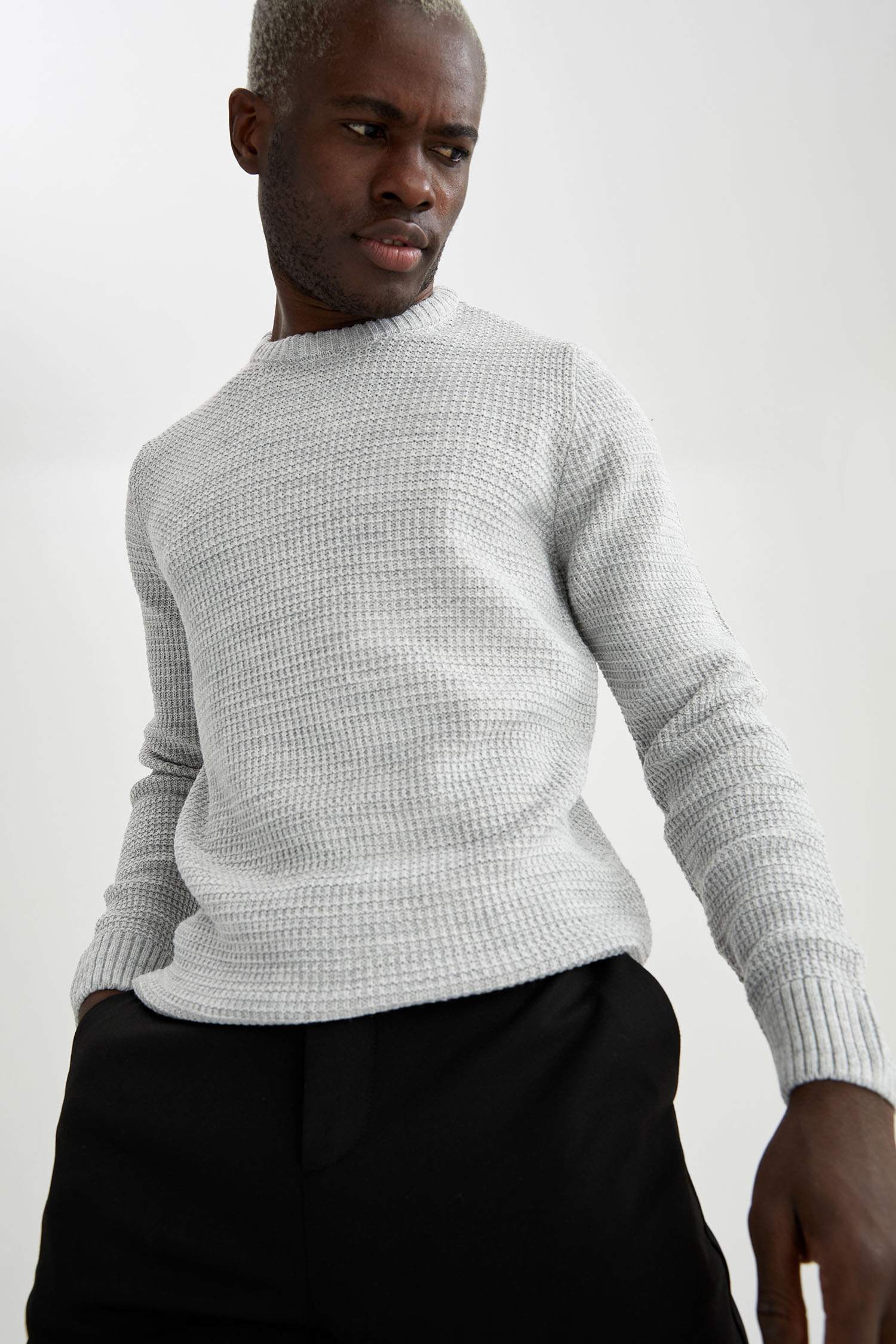 Regular Fit Bisiklet Yaka Triko Kazak