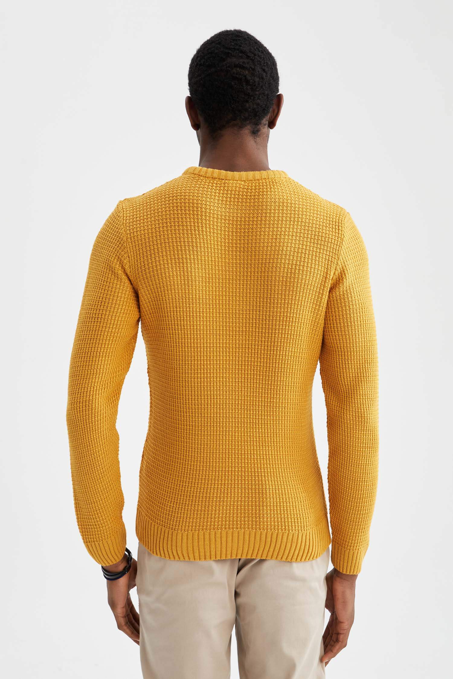 Regular Fit Bisiklet Yaka Triko Kazak