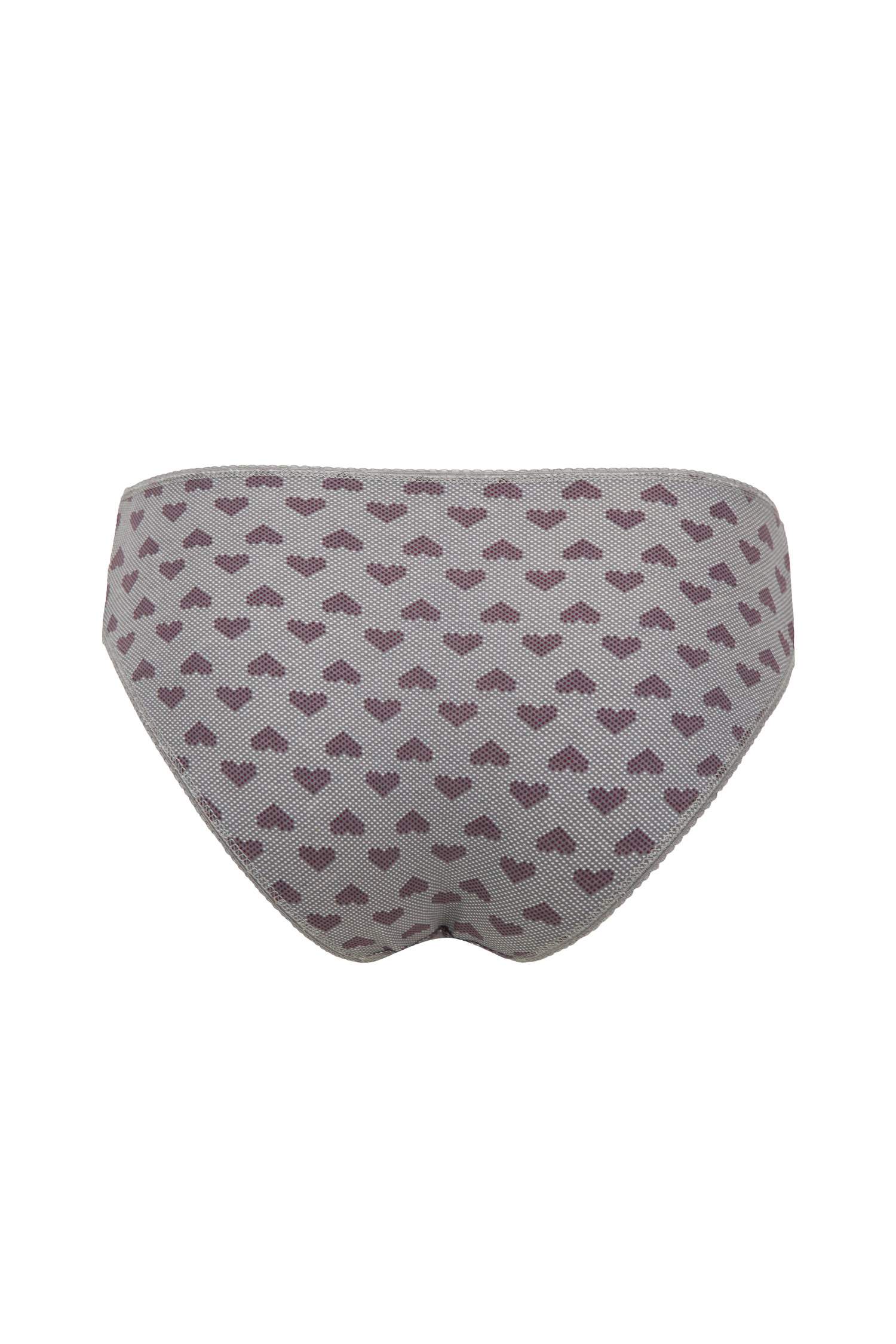 5'li Basic Desenli Bikini Külot
