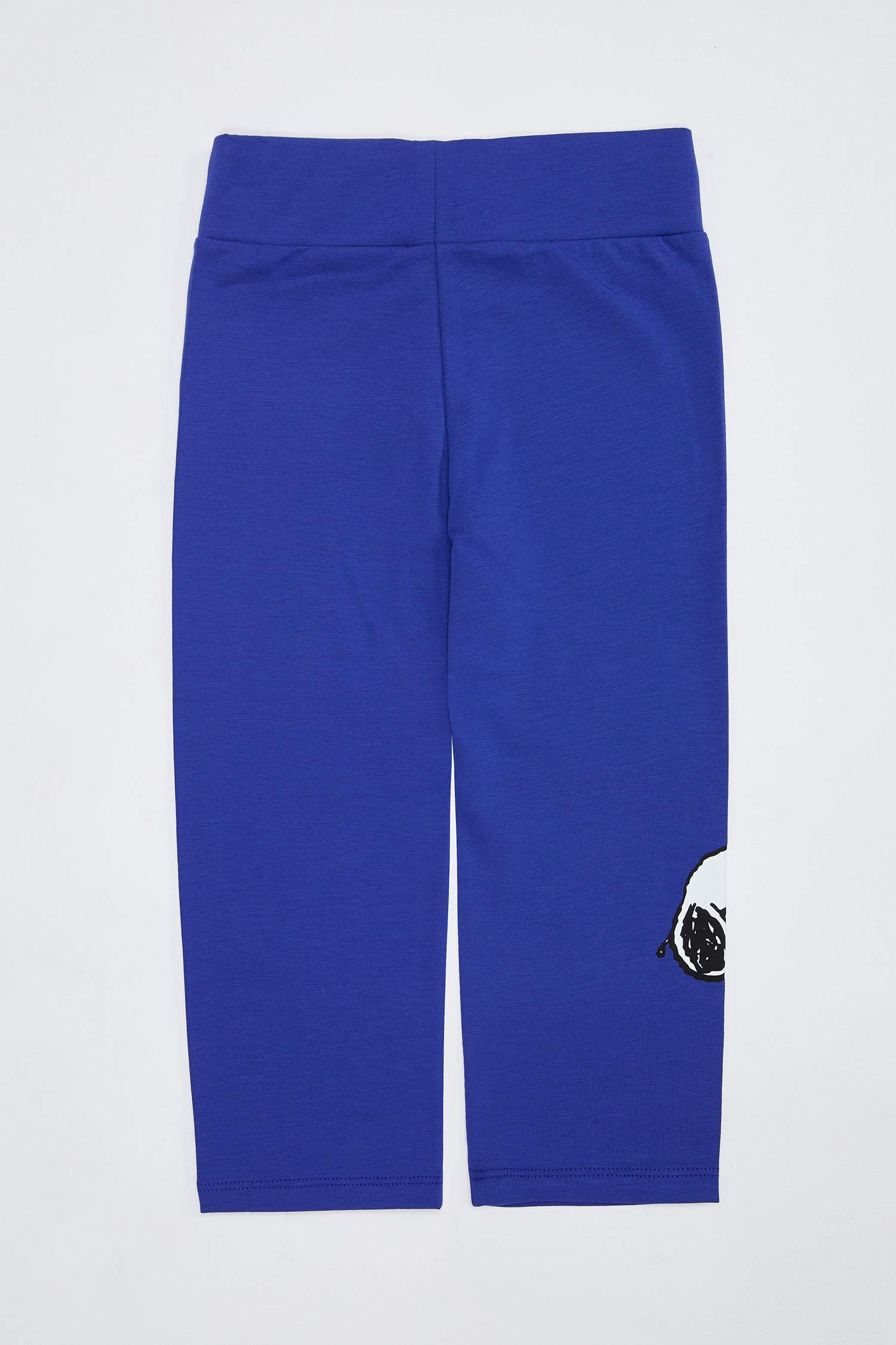 Kız Çocuk Snoopy Lisanslı Slim Fit Kapri Boy Tayt
