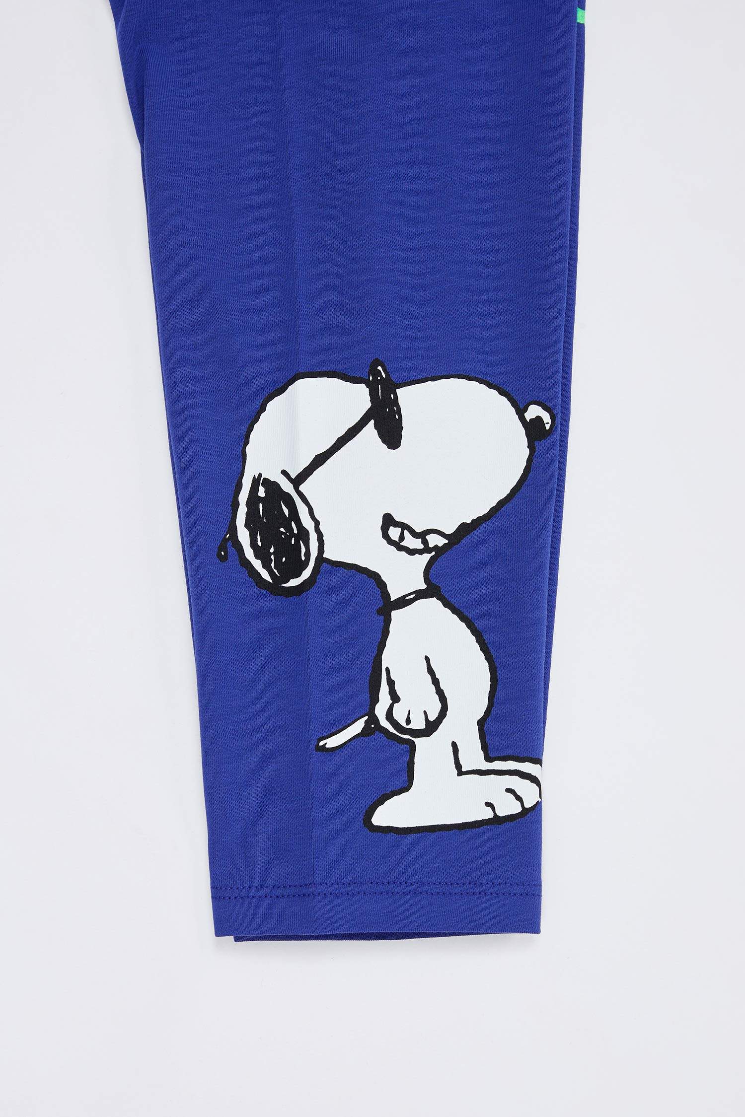 Kız Çocuk Snoopy Lisanslı Slim Fit Kapri Boy Tayt