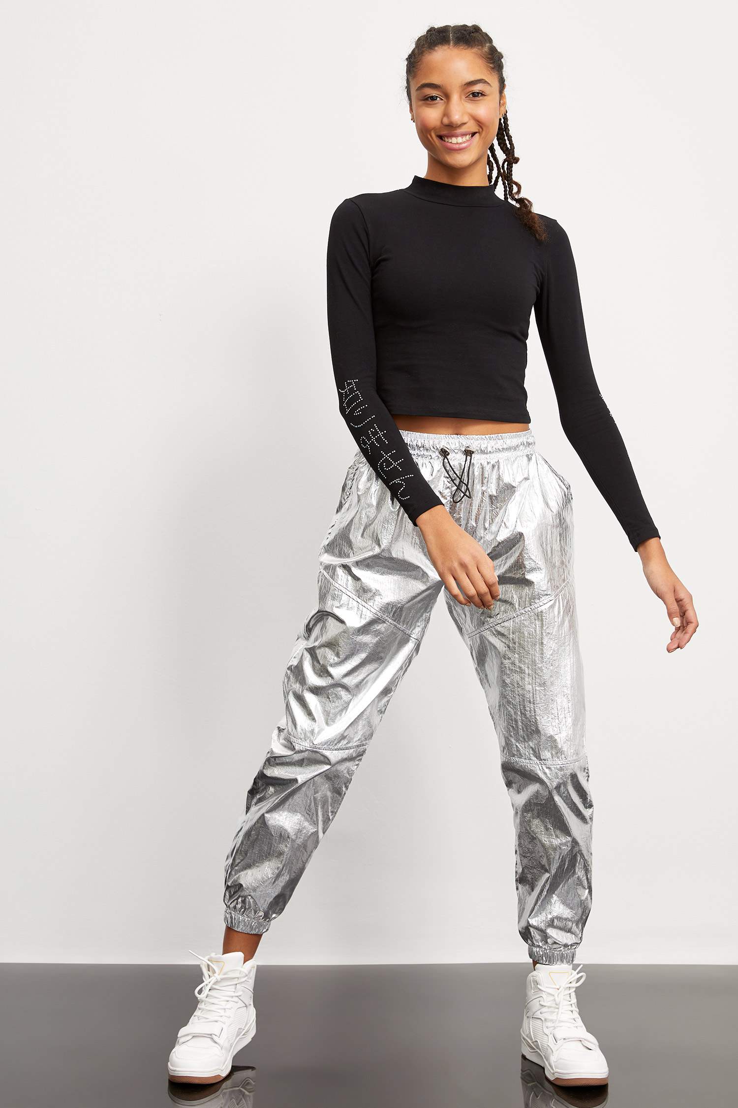 Standart Fit Jogger Dokuma Pantolon