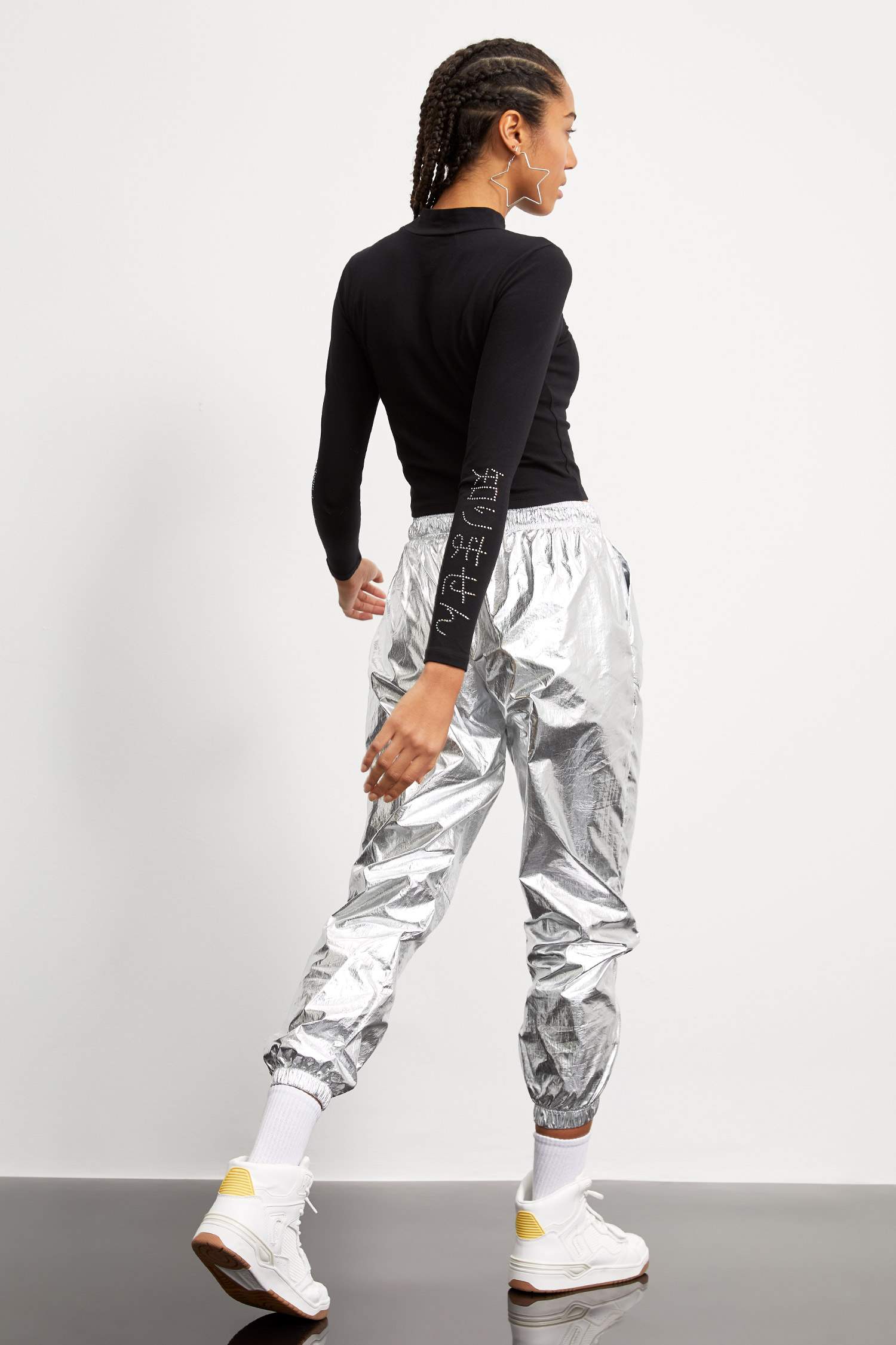 Standart Fit Jogger Dokuma Pantolon