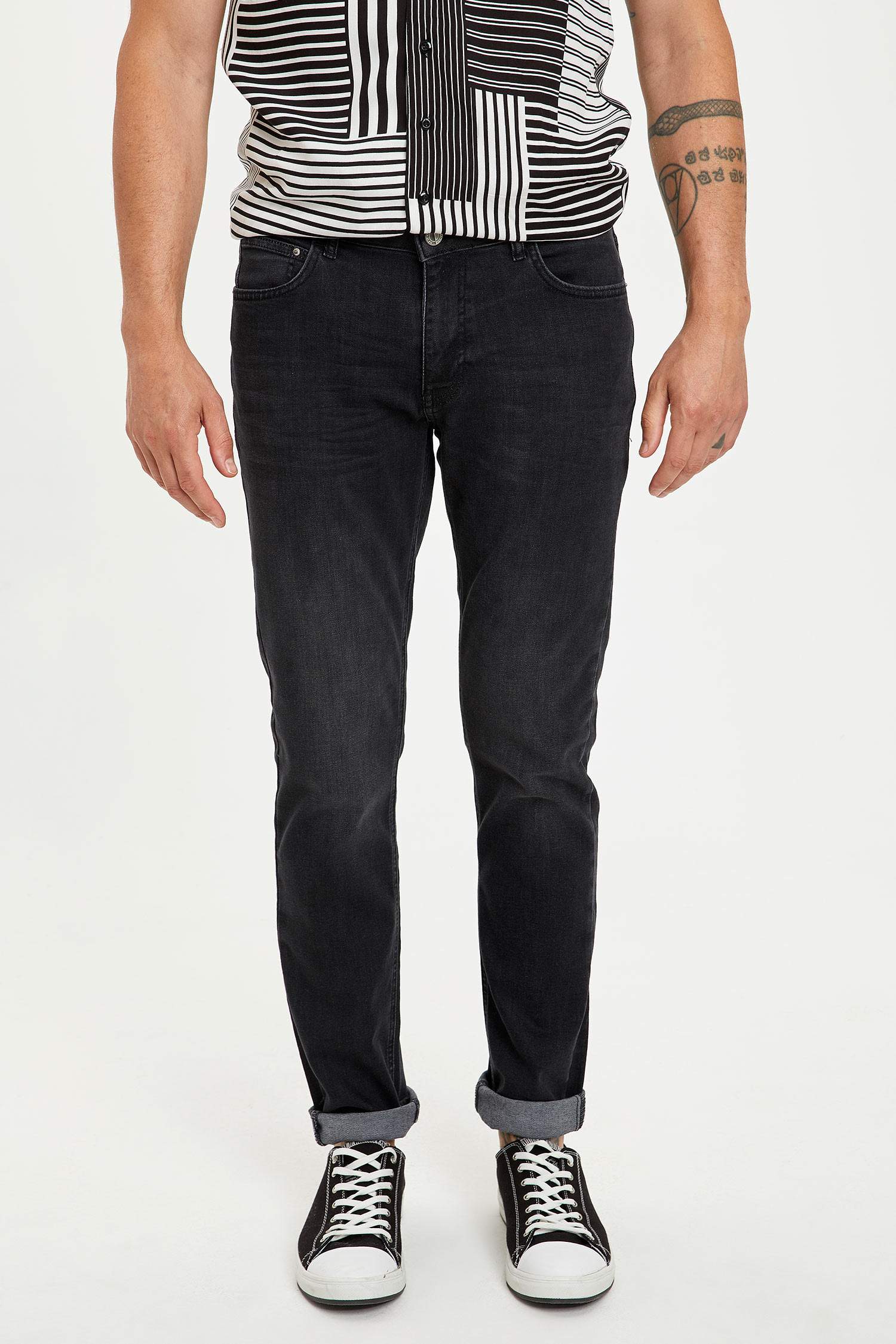 Pedro Slim Fit Normal Bel Dar Paça Jean Pantolon