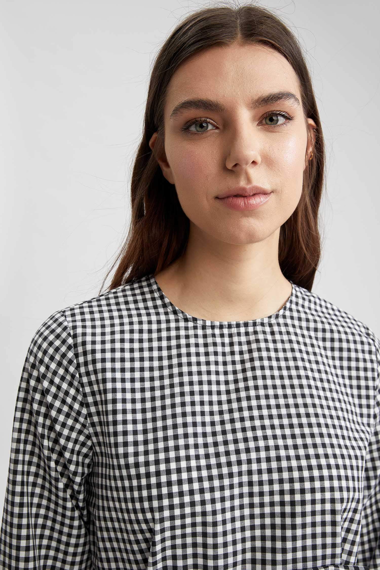 Relax Fit Pötikare Desenli Maxi Poplin Elbise