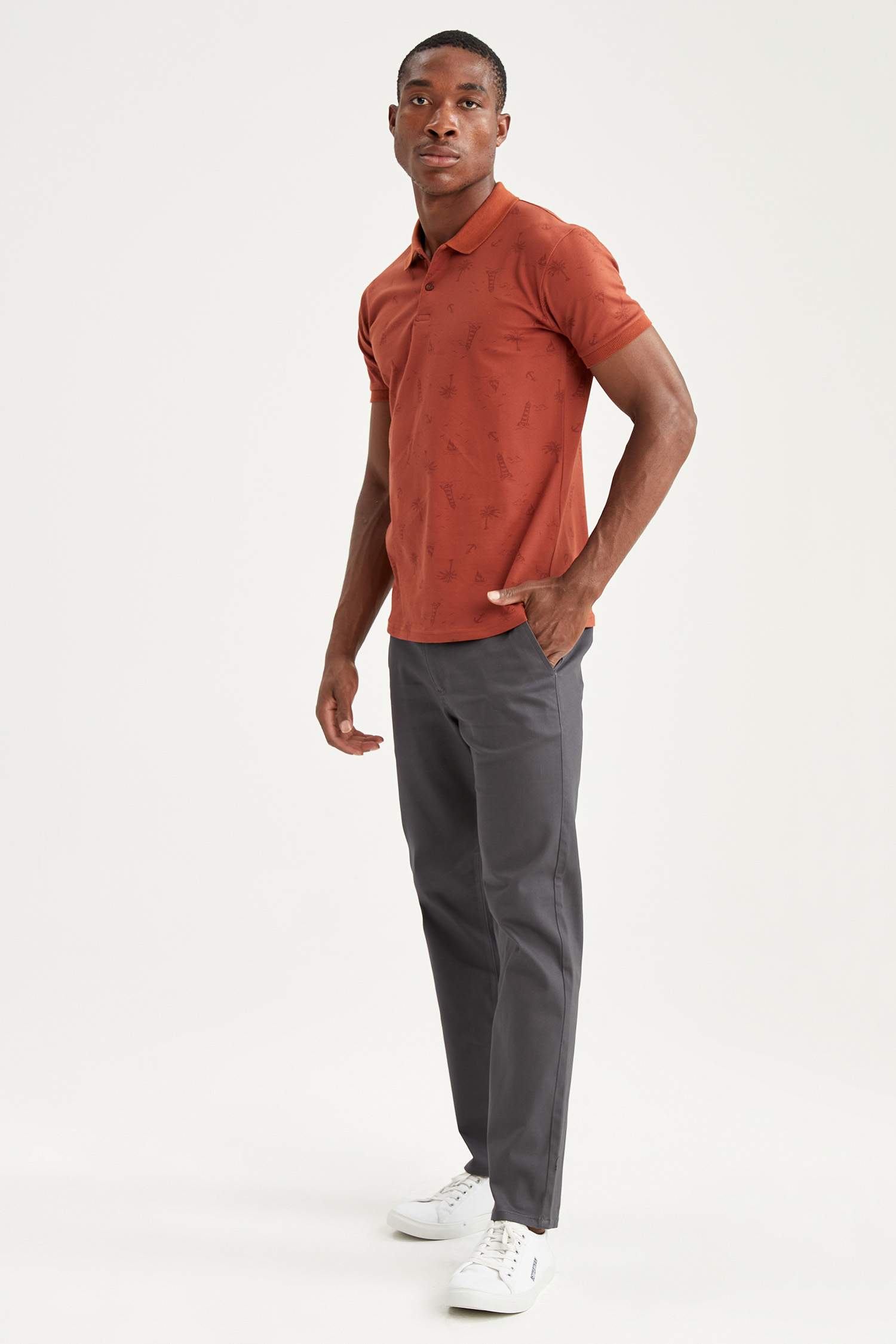 Regular Fit Basic Chino Pantolon