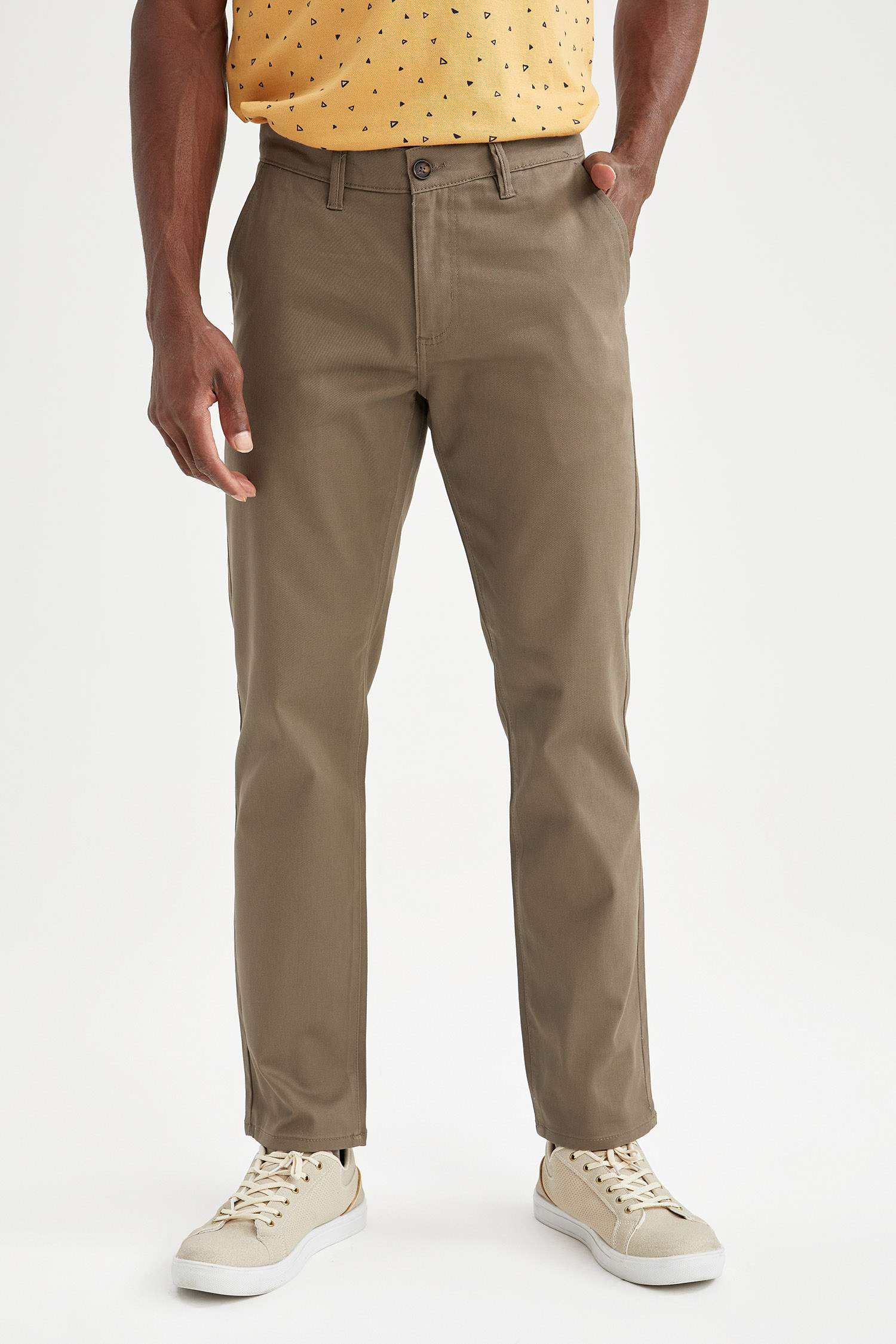 Regular Fit Chino Basic Pantolon