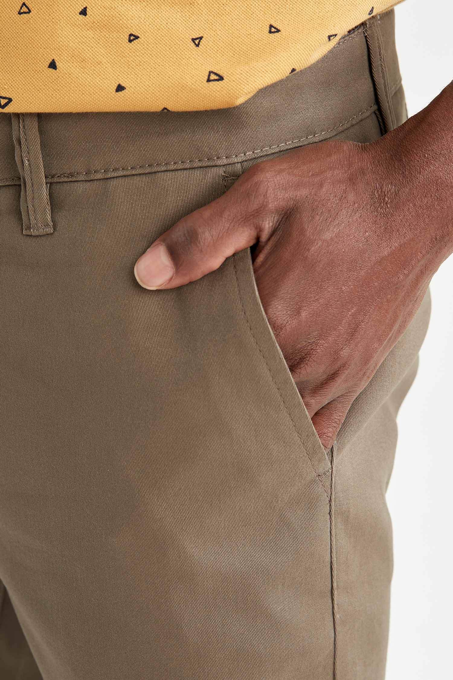 Regular Fit Chino Basic Pantolon