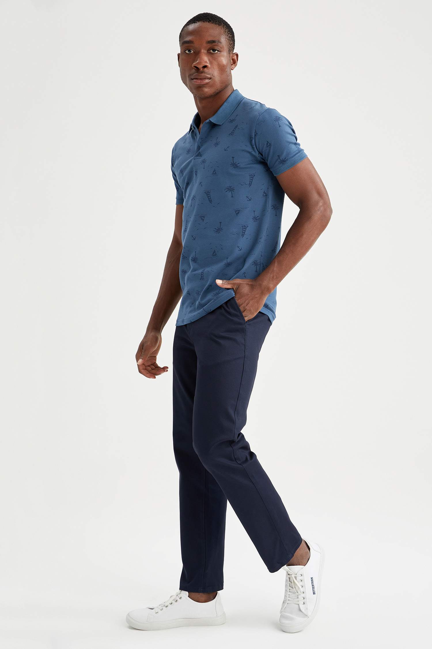 Regular Fit Basic Chino Pantolon