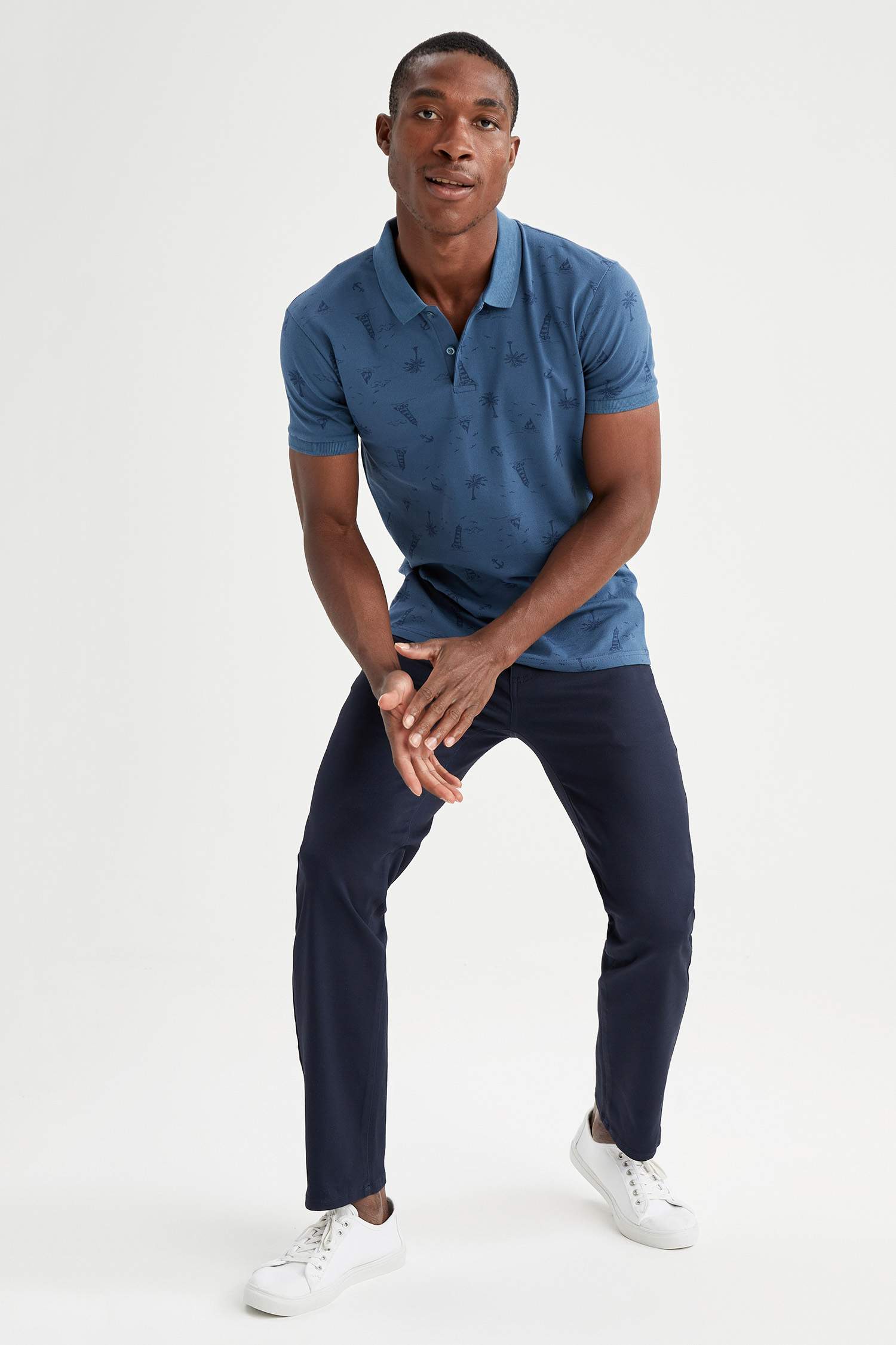 Regular Fit Basic Chino Pantolon