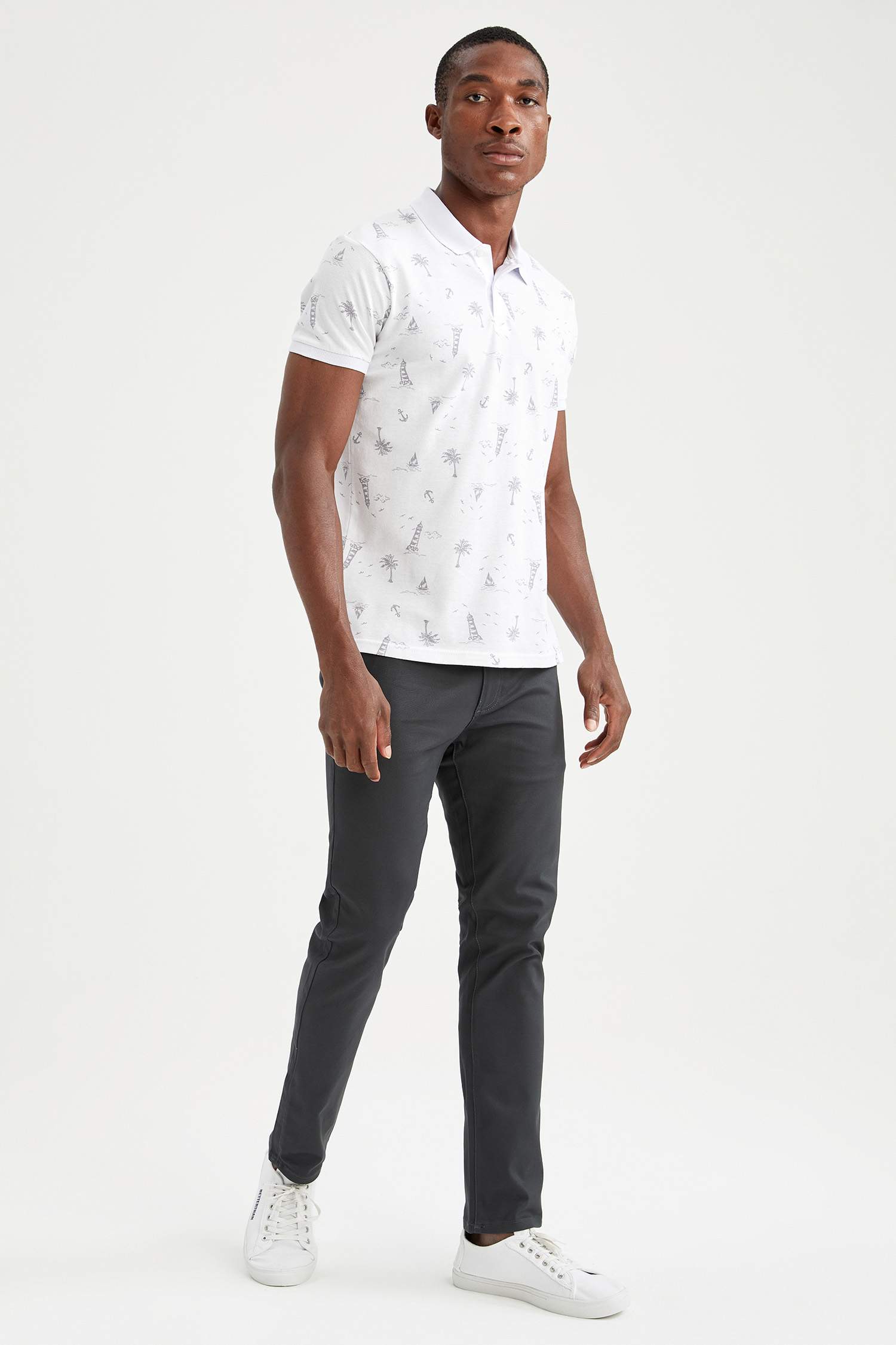 Slim Fit Basic Chino Pantolon