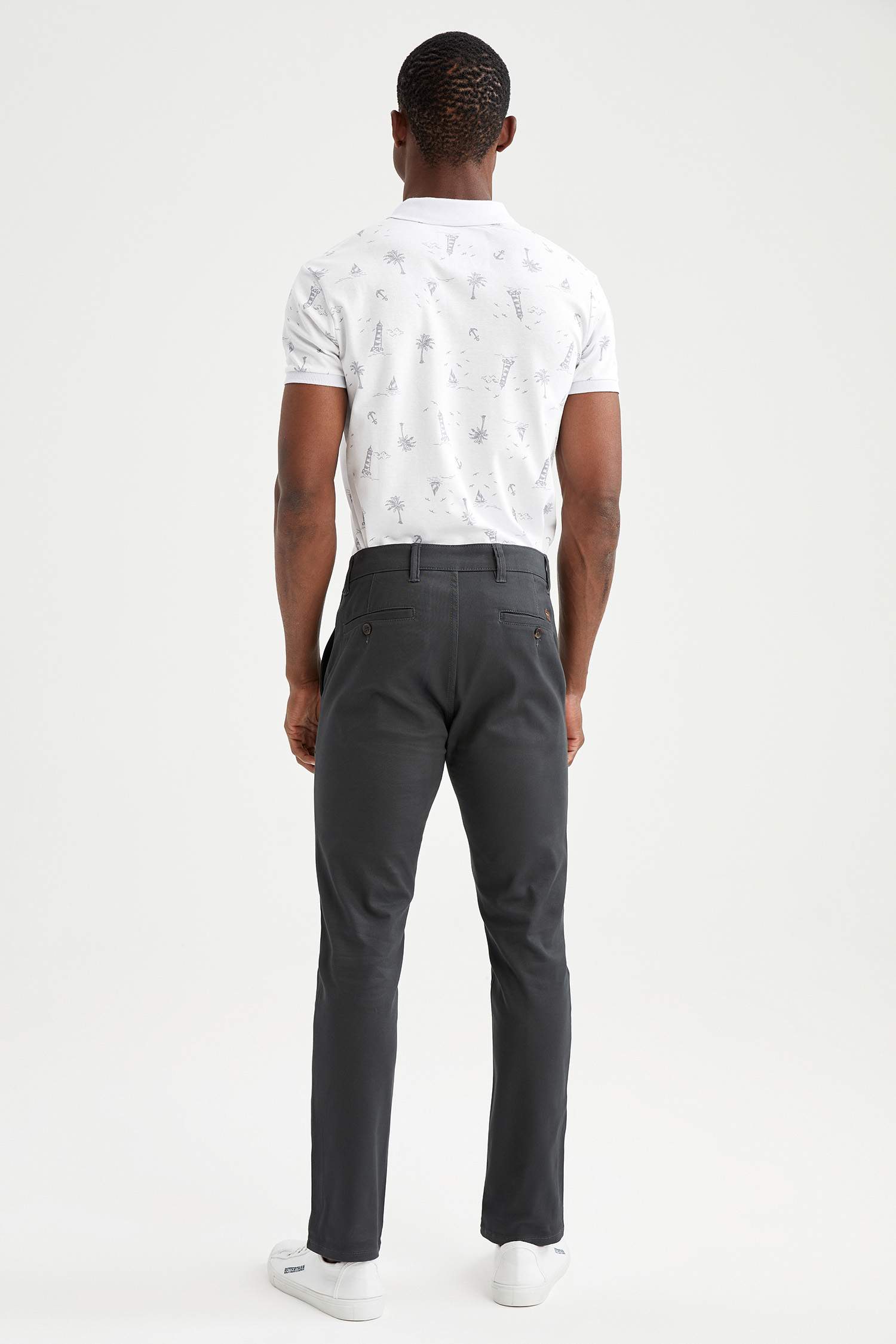 Slim Fit Basic Chino Pantolon